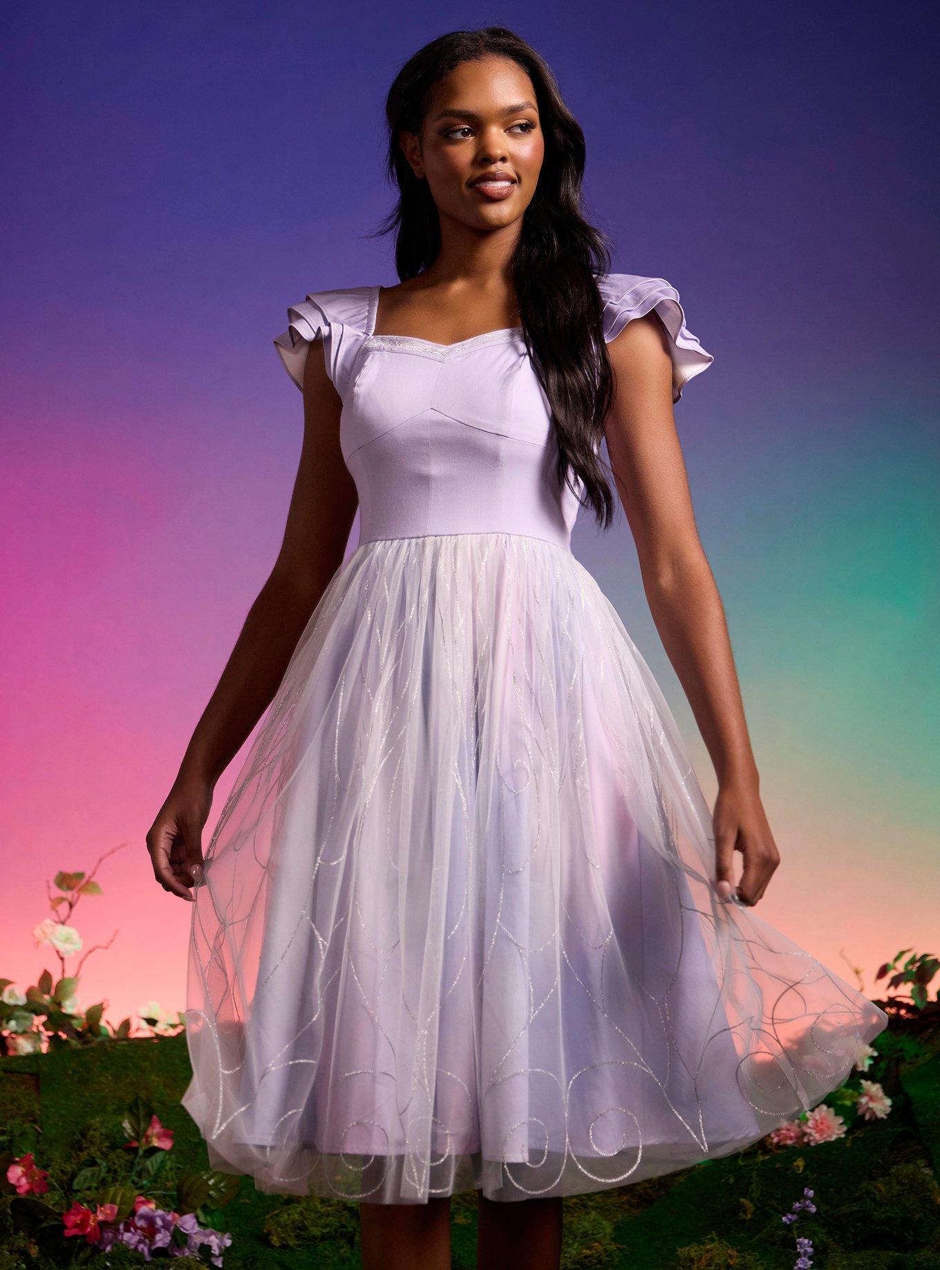 Her Universe Wicked Glinda Glitter Dress Her Universe Exclusive, , hi-res