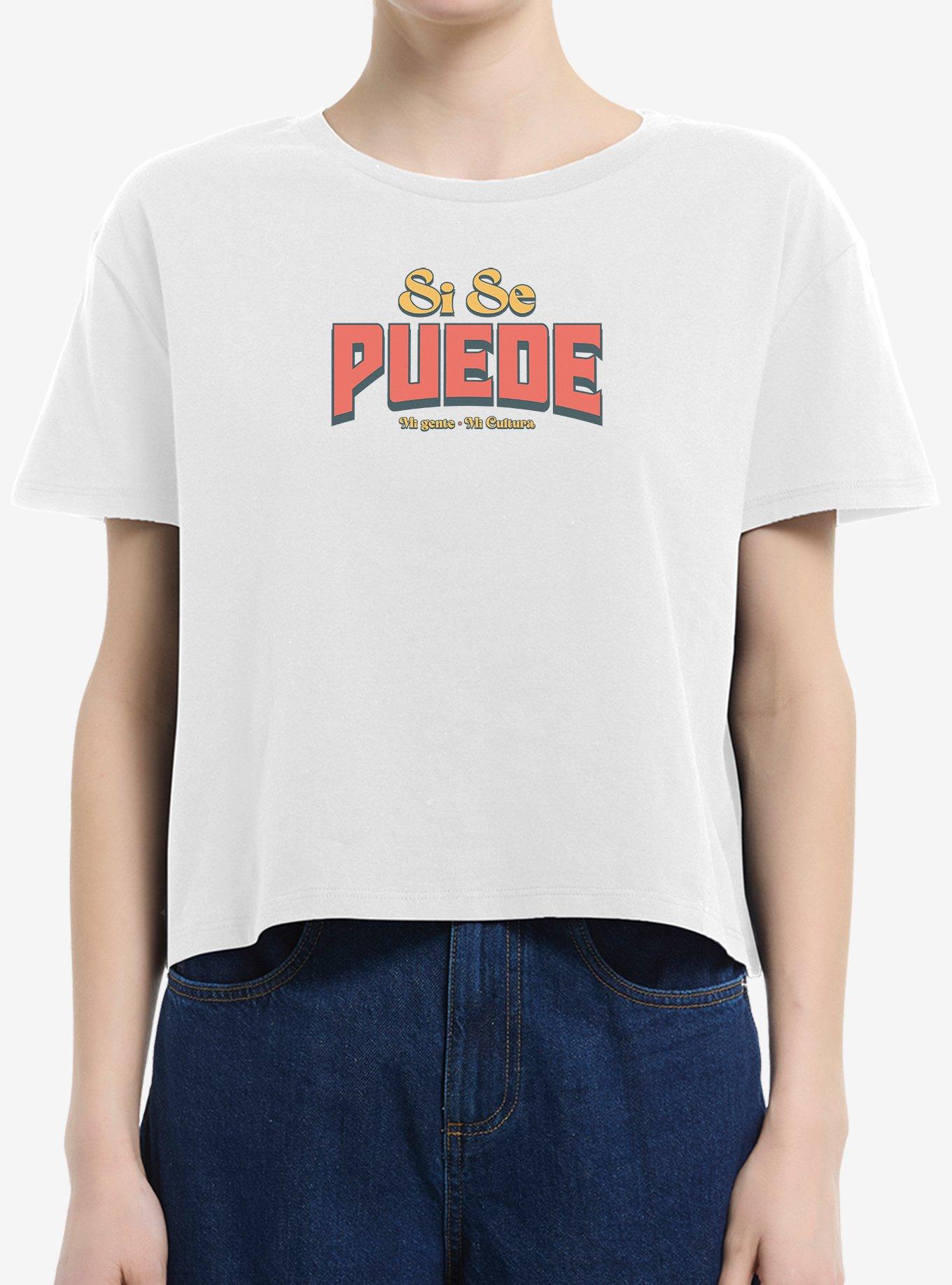 Si Se Puede Girls Boxy Crop T-Shirt, , hi-res