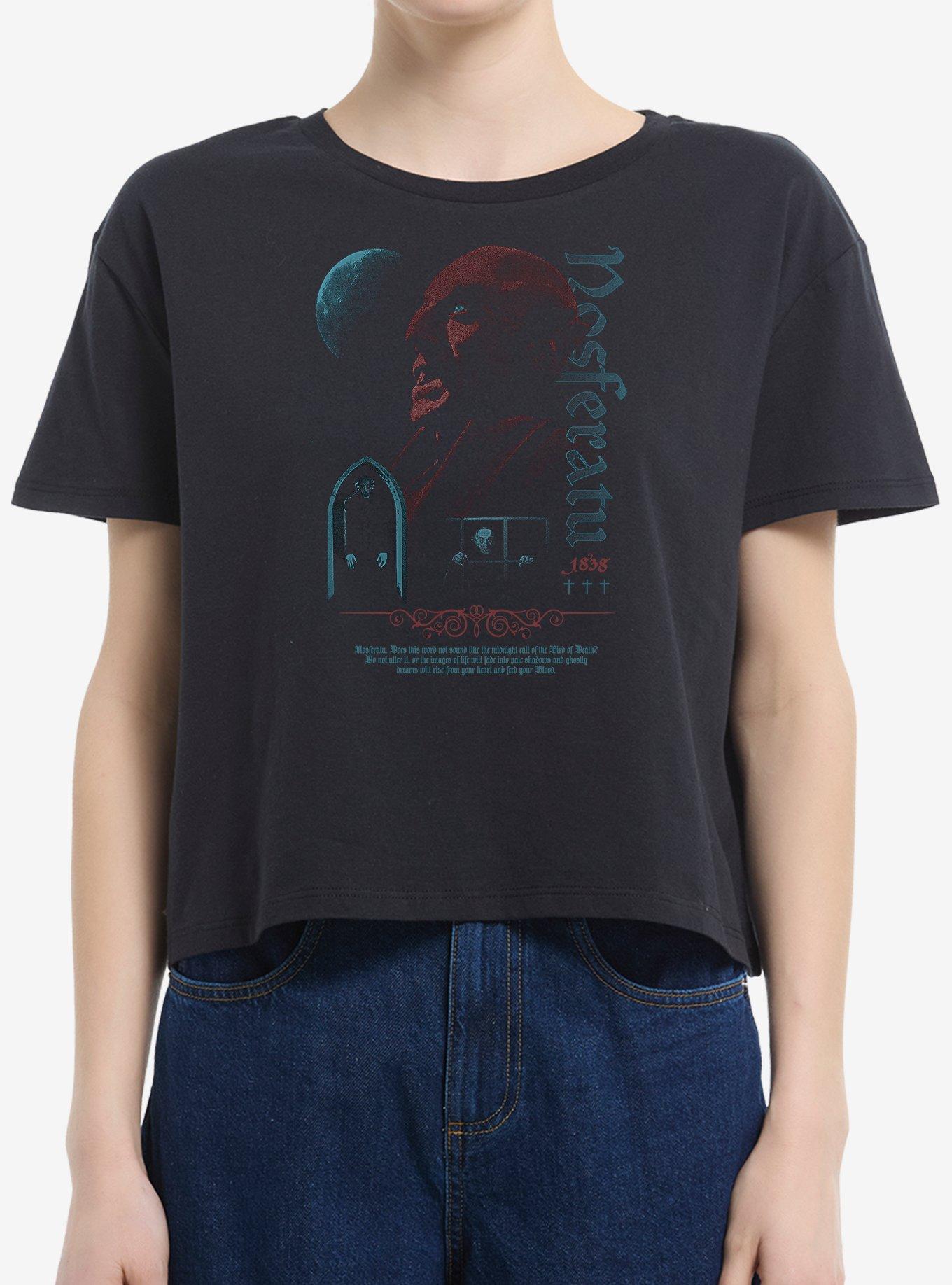 Nosferatu Girls Boxy Crop T-Shirt, , hi-res