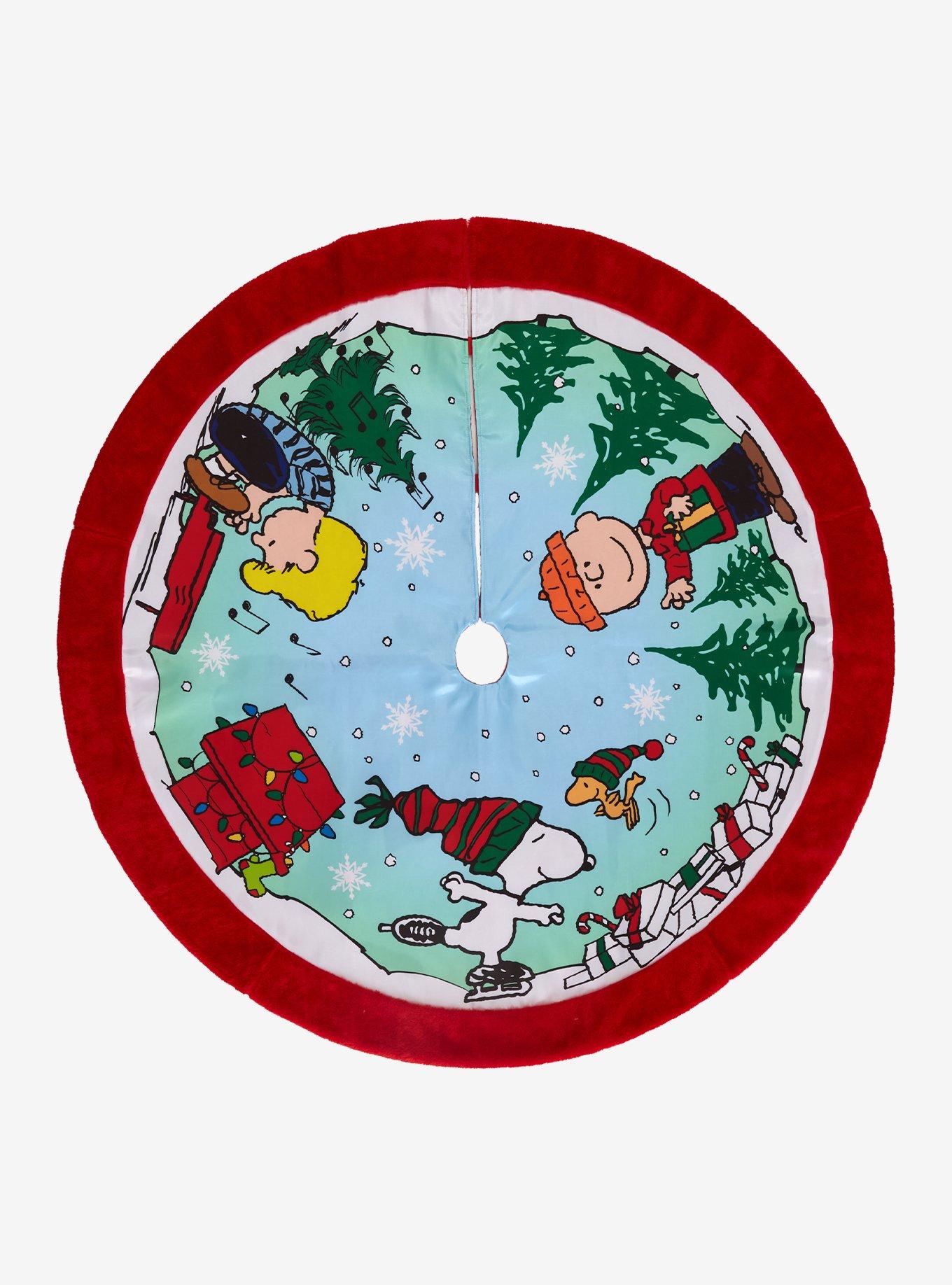 Peanuts Holiday Tree Skirt &mdash; BoxLunch Exclusive, , hi-res