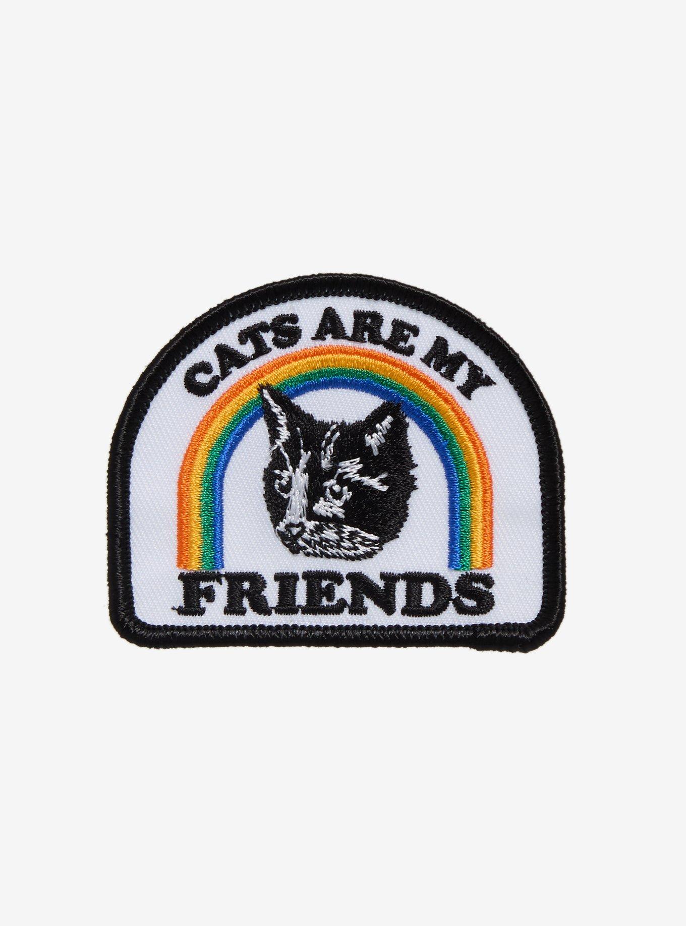 Badge Bomb Cats Are My Friends Patch, , hi-res