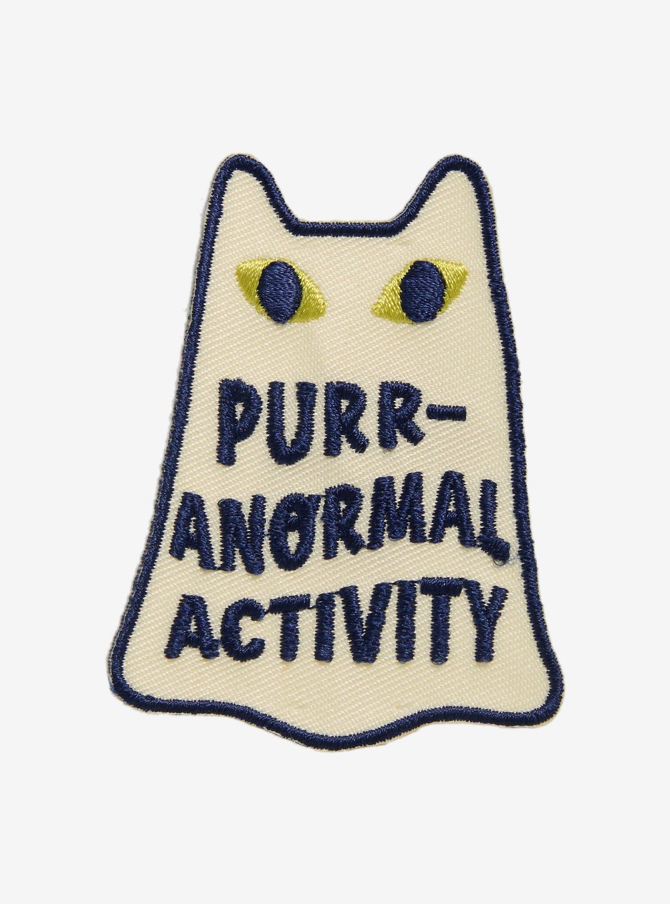 Badge Bomb Ghost Cat Patch, , hi-res
