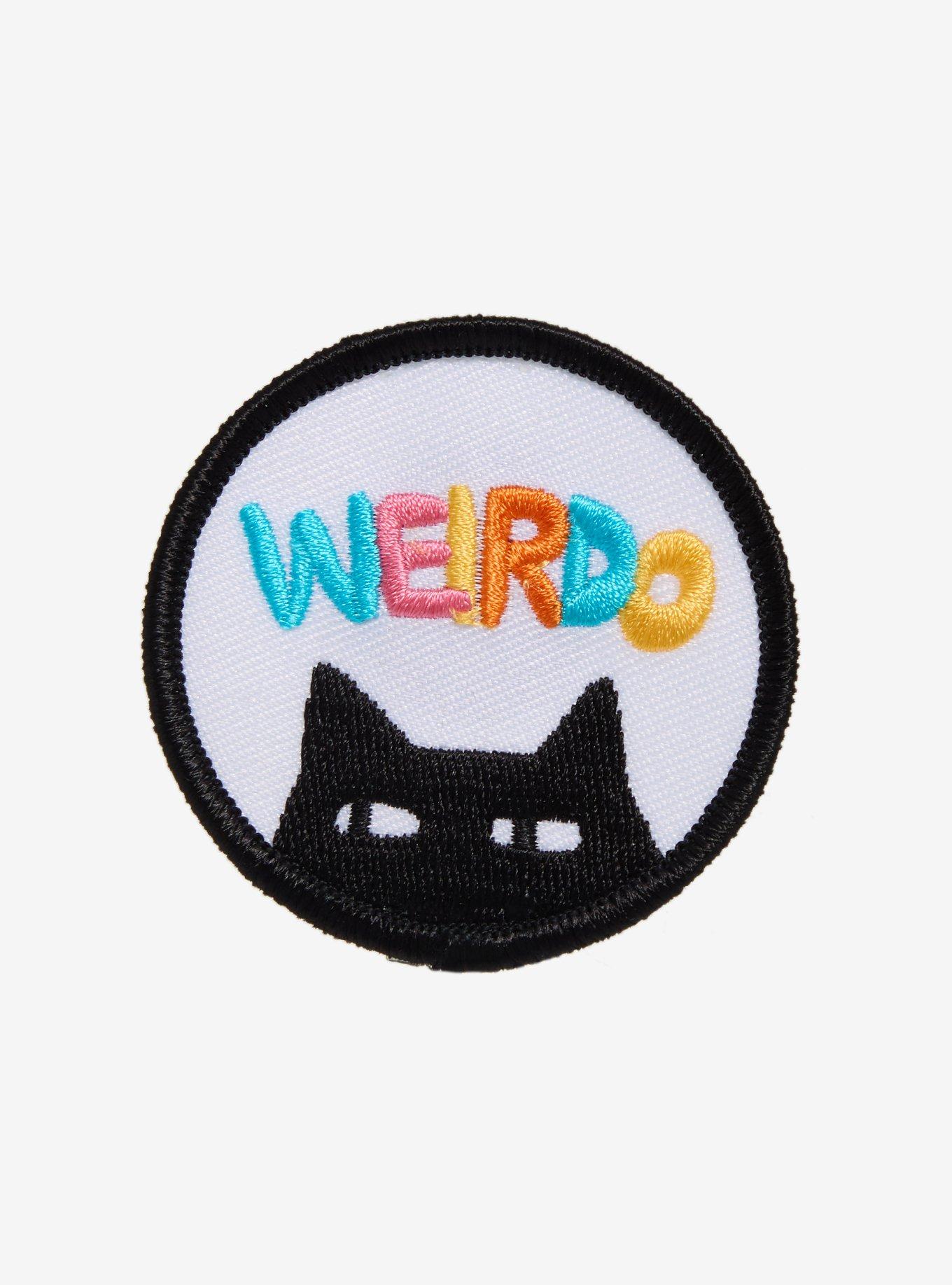 Badge Bomb Weirdo Cat Patch By Gemma Correll, , hi-res