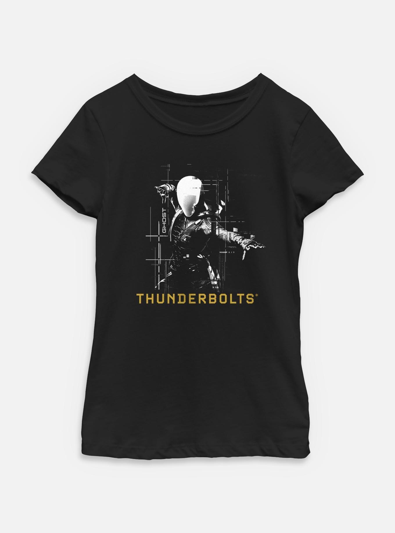 Marvel Thunderbolts* Ghost Silhouette Youth Girls T-Shirt, , hi-res