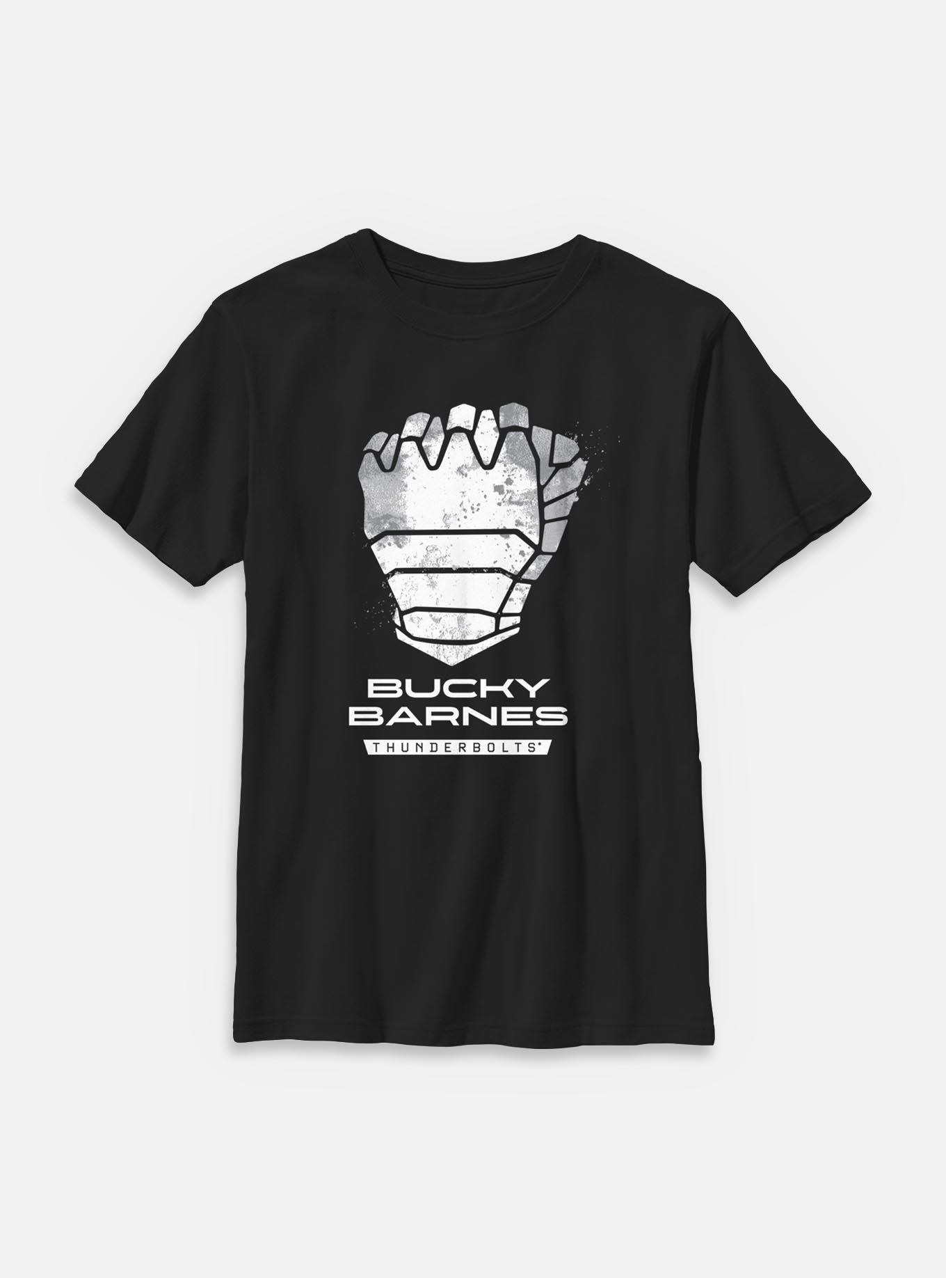 Marvel Thunderbolts* Bucky Barnes Logo Youth T-Shirt, , hi-res