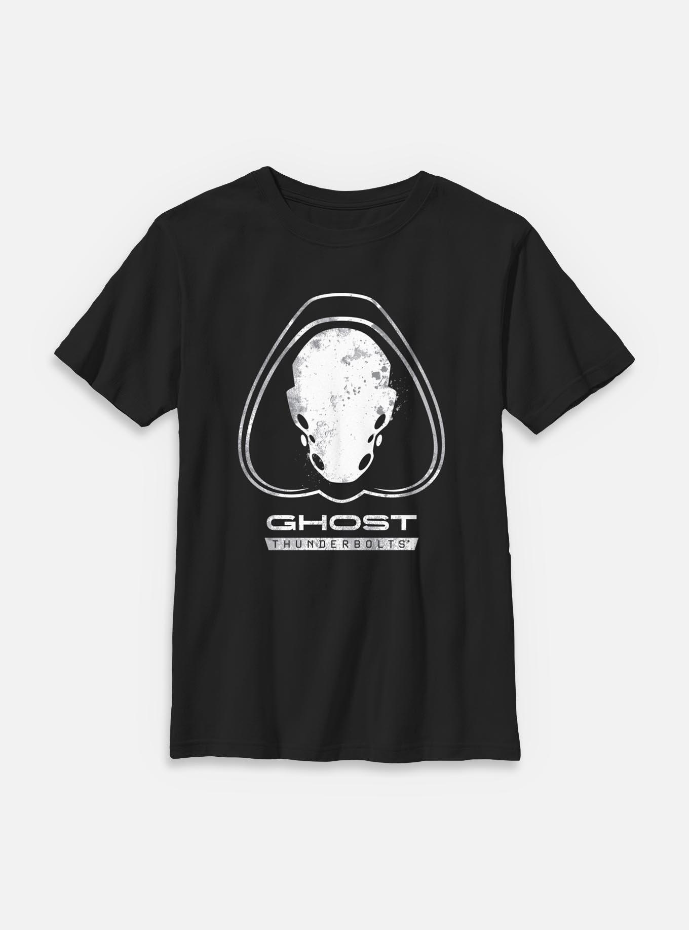 Marvel Thunderbolts* Ghost Logo Youth T-Shirt, , hi-res