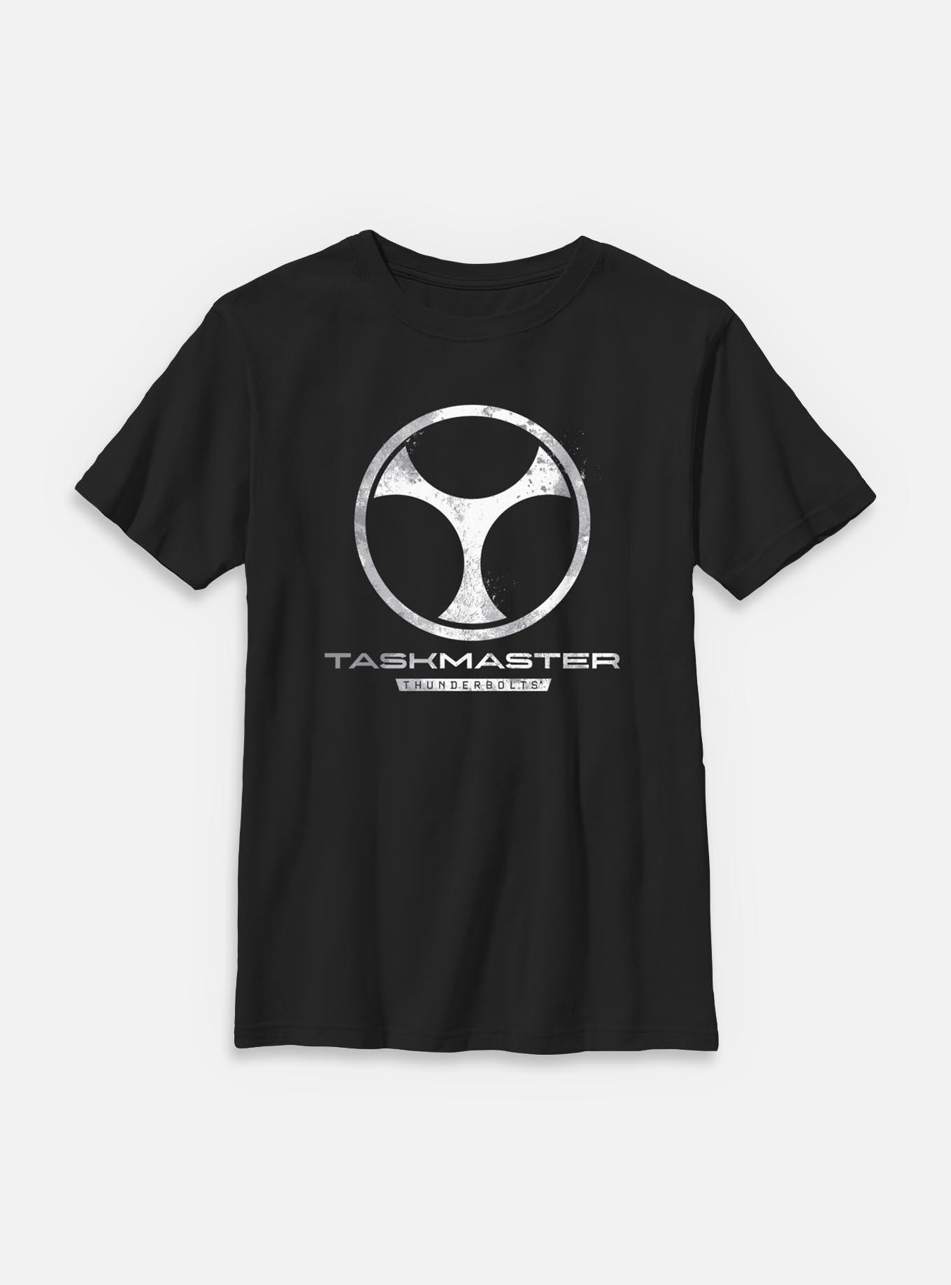 Marvel Thunderbolts* Taskmaster Logo Youth T-Shirt, BLACK, hi-res