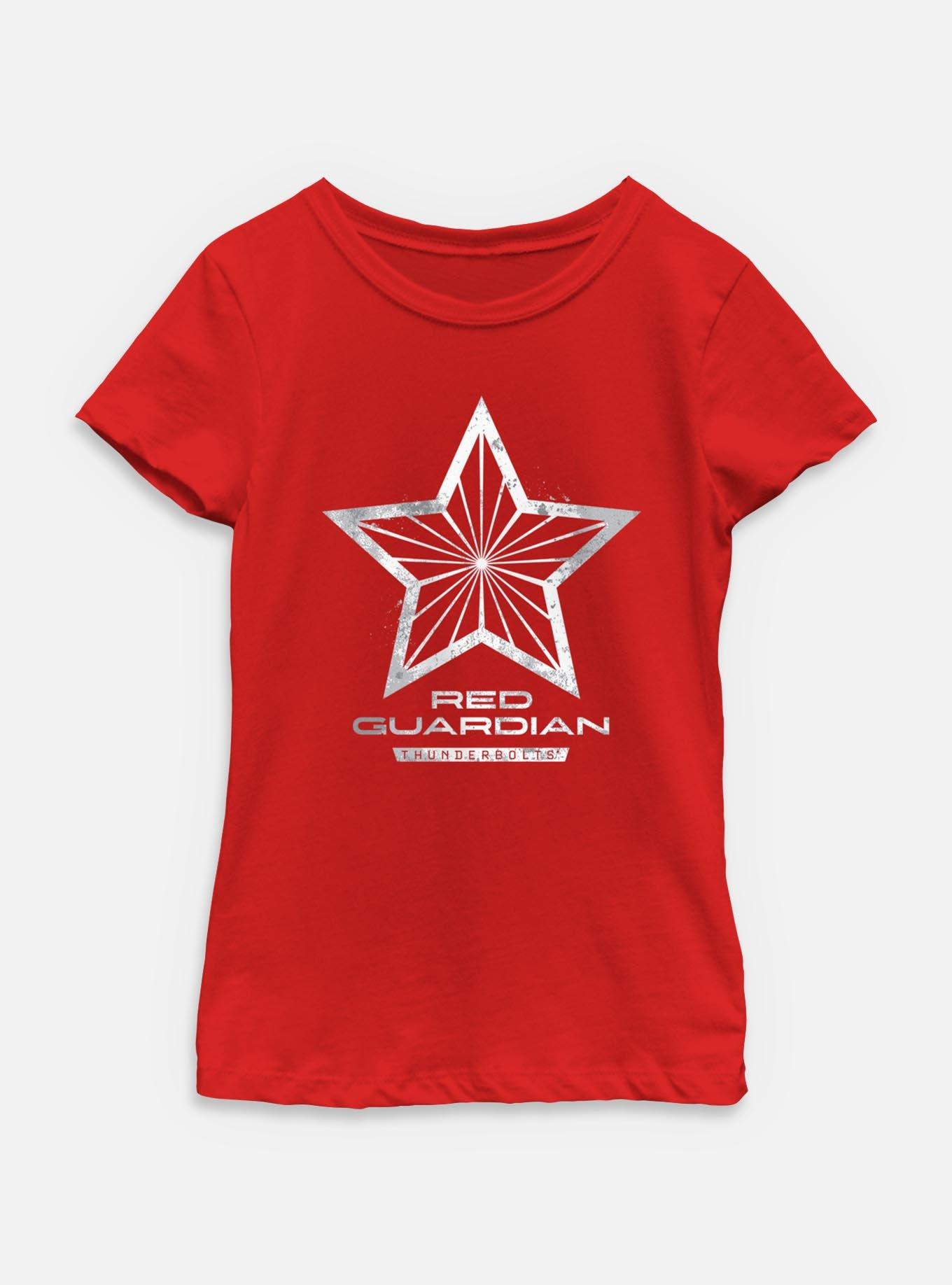 Marvel Thunderbolts* Red Guardian Logo Youth Girls T-Shirt, , hi-res