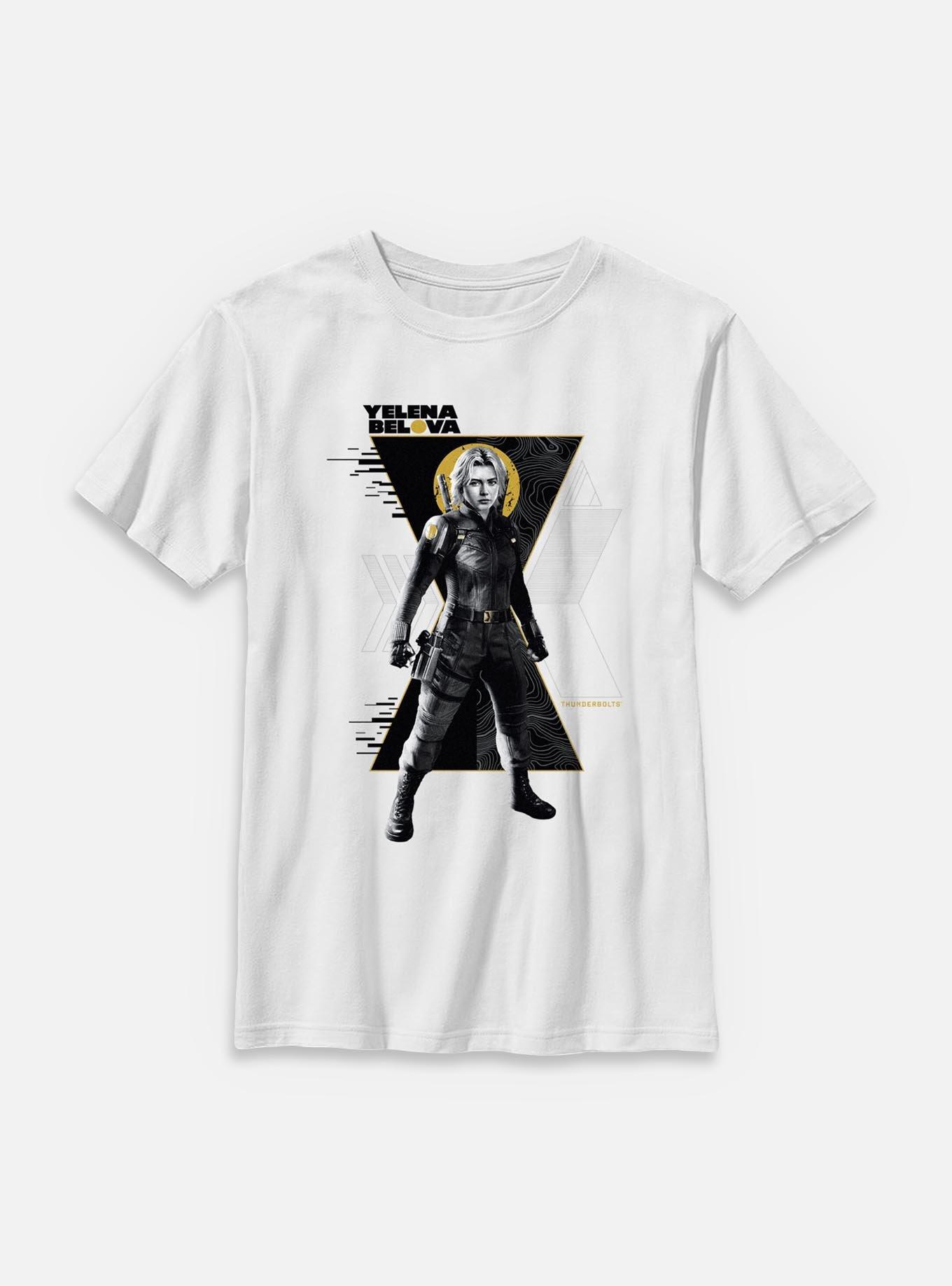 Marvel Thunderbolts* Yelena Belova Pose Youth T-Shirt, WHITE, hi-res
