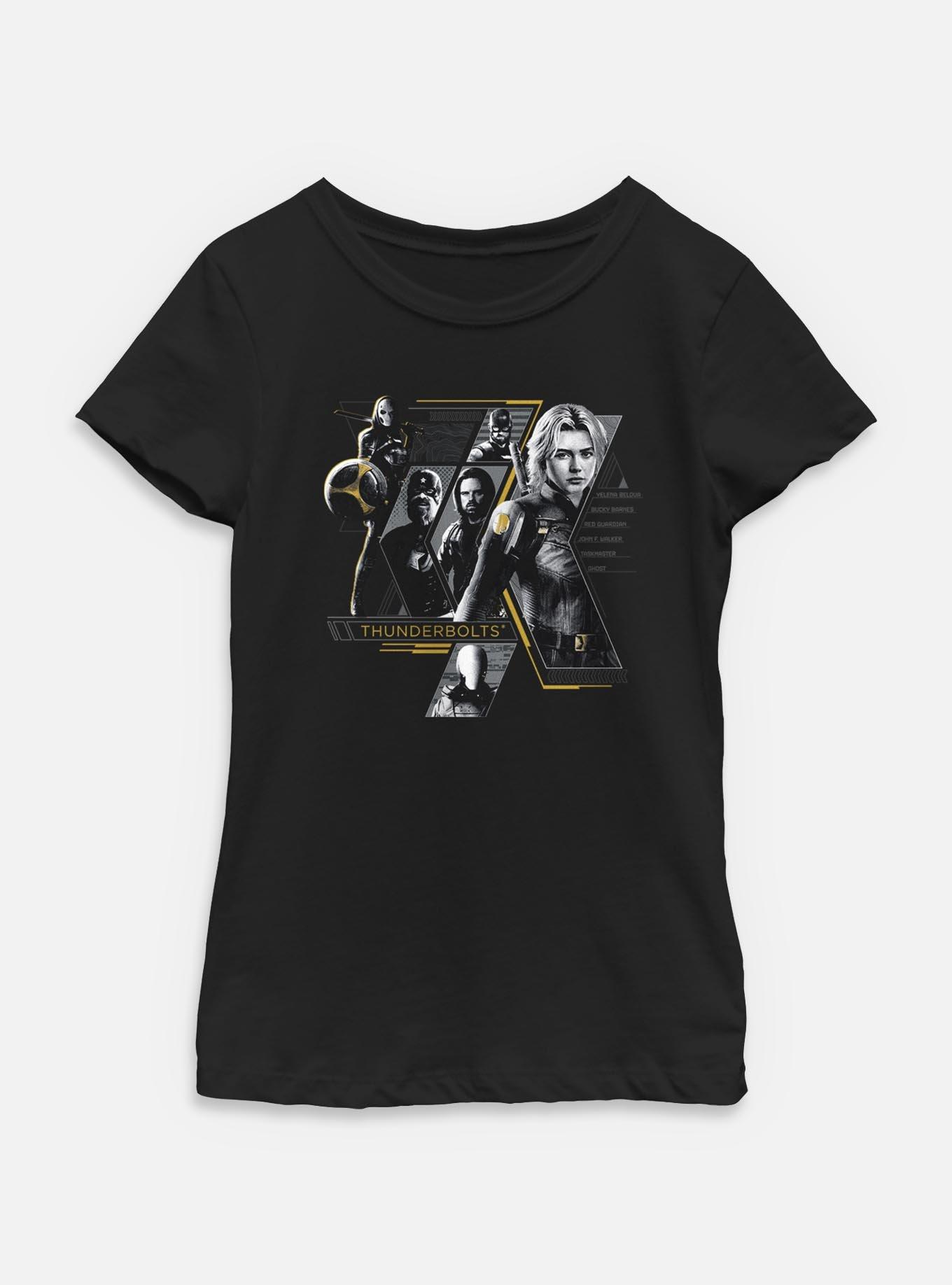 Marvel Thunderbolts* Anti Heroes Collage Youth Girls T-Shirt, , hi-res