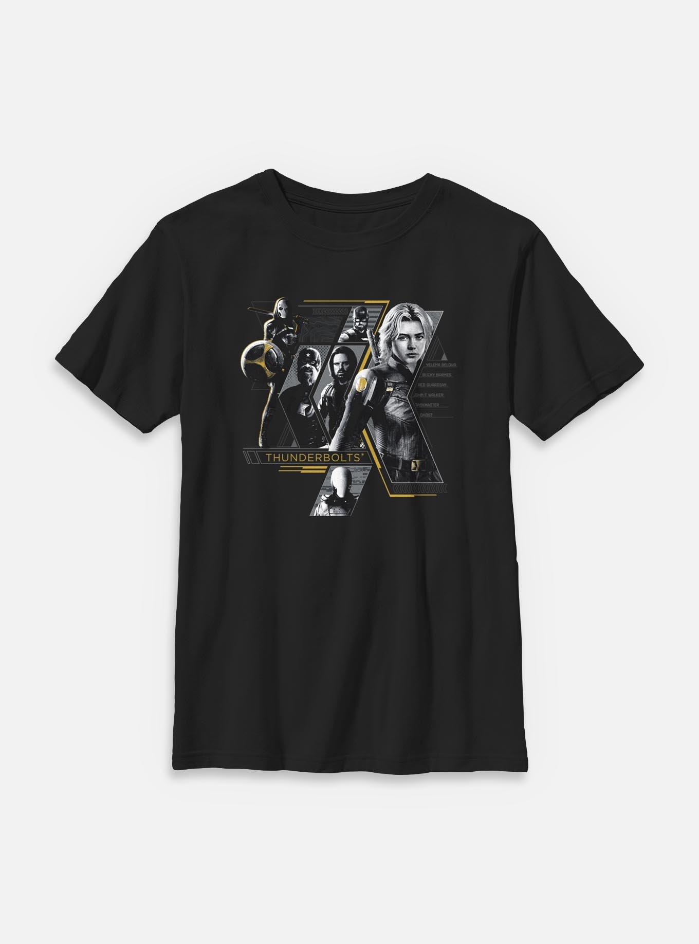 Marvel Thunderbolts* Anti Heroes Collage Youth T-Shirt, , hi-res