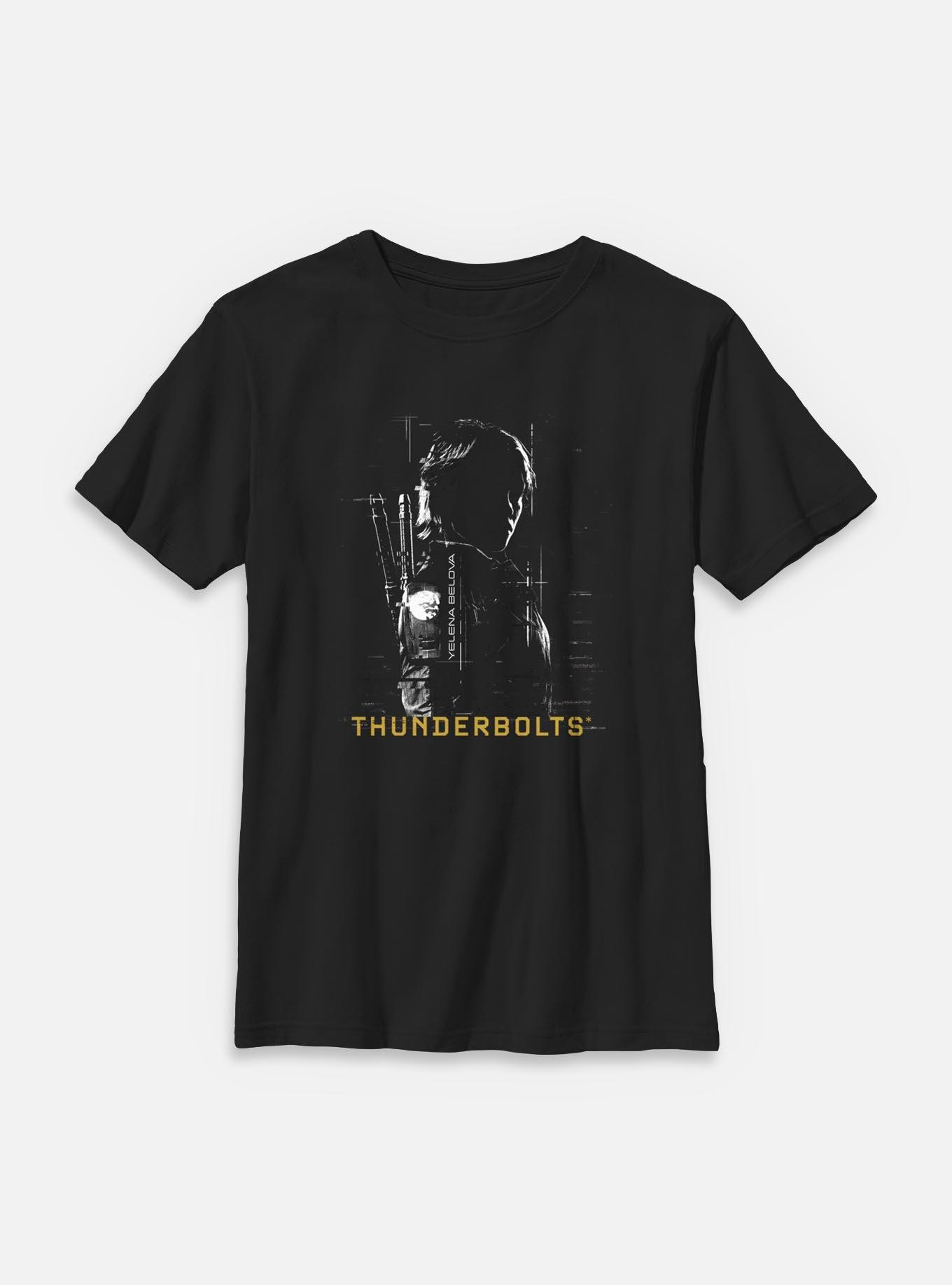 Marvel Thunderbolts* Yelena Belova Silhouette Youth T-Shirt, , hi-res