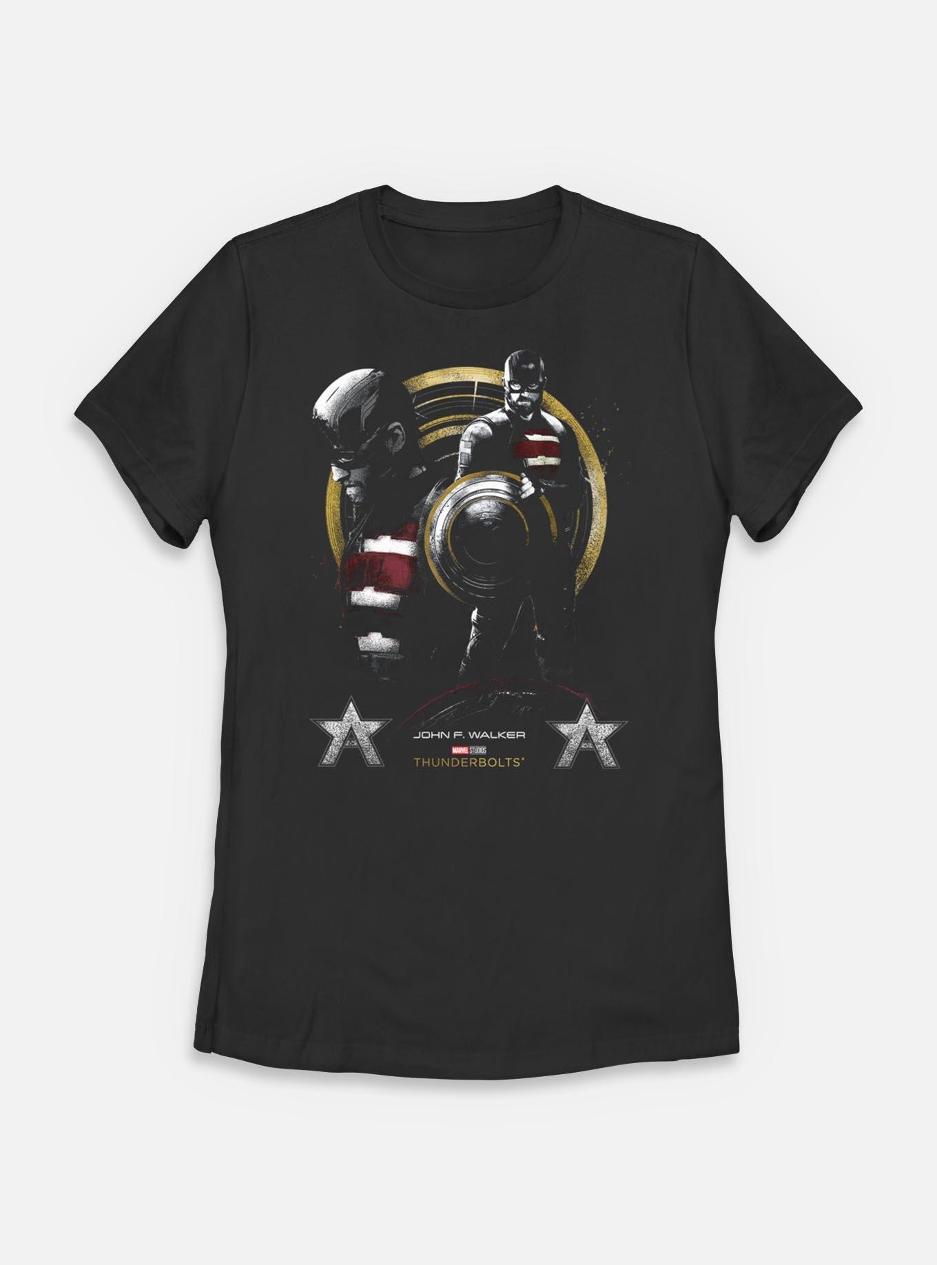 Marvel Thunderbolts* John F Walker Fallen Star Womens T-Shirt, BLACK, hi-res
