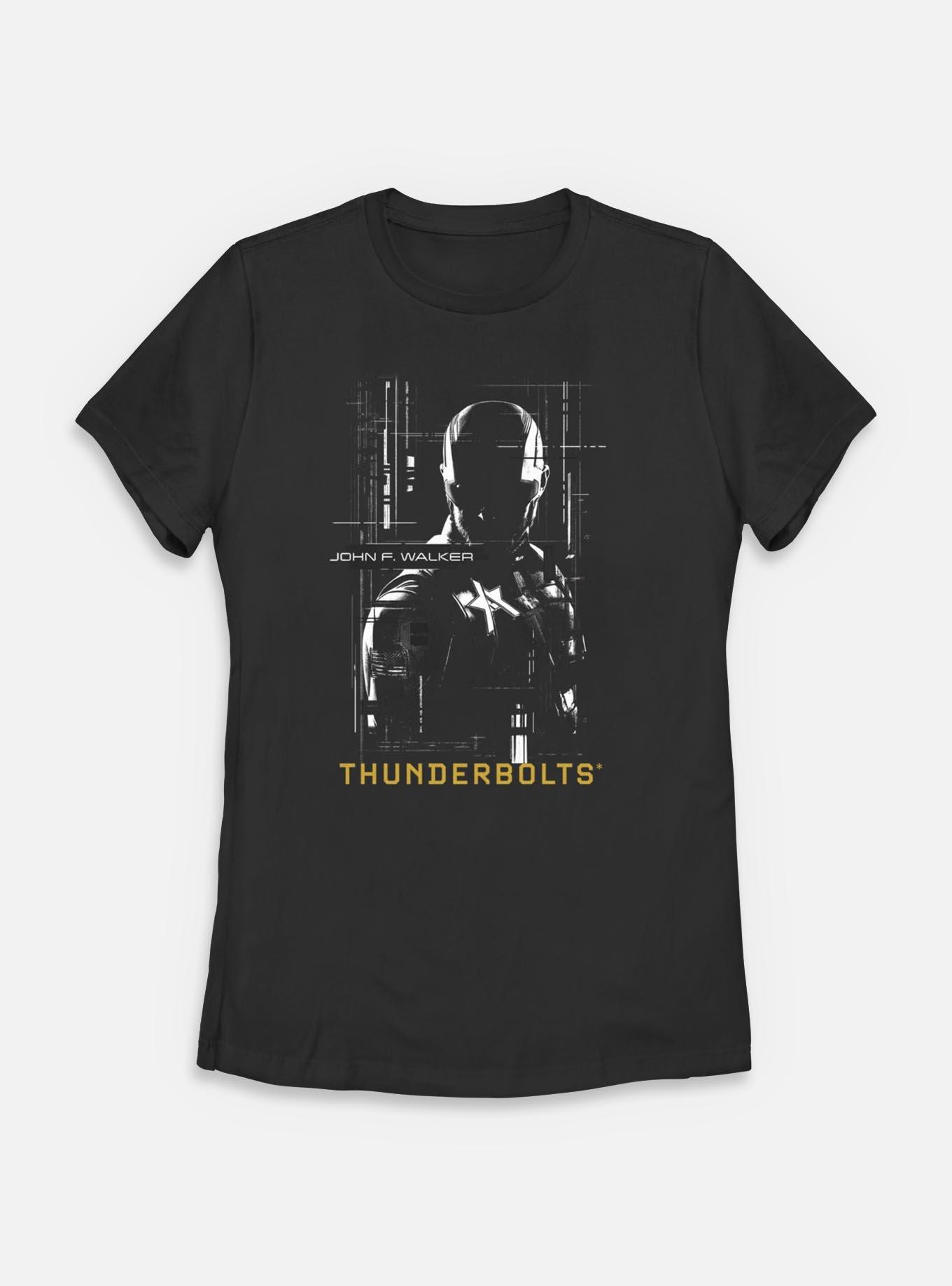 Marvel Thunderbolts* John F Walker Silhouette Womens T-Shirt, BLACK, hi-res