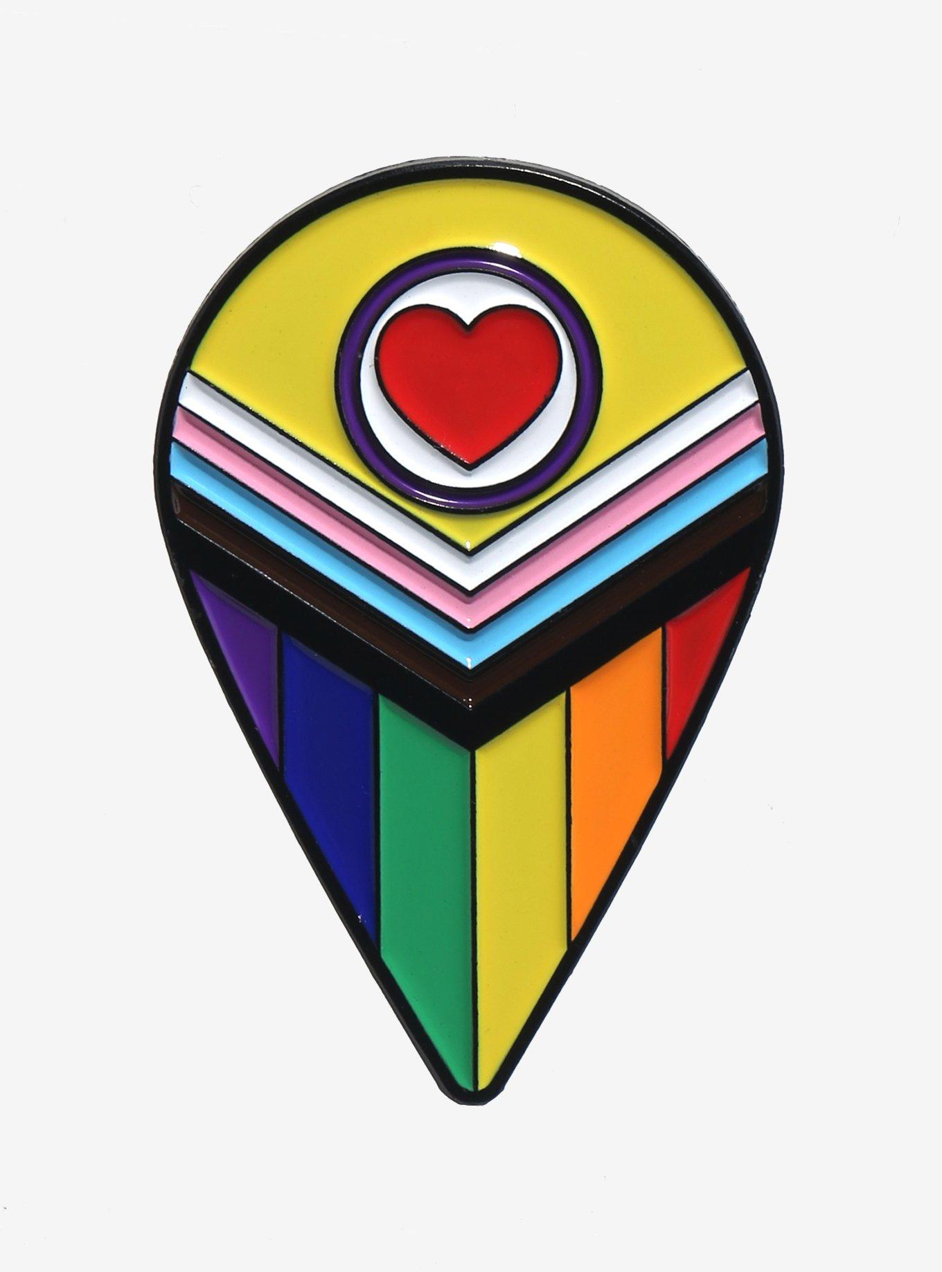 Hot Topic Foundation Pride Pin Drop 2025 Enamel Pin, , hi-res