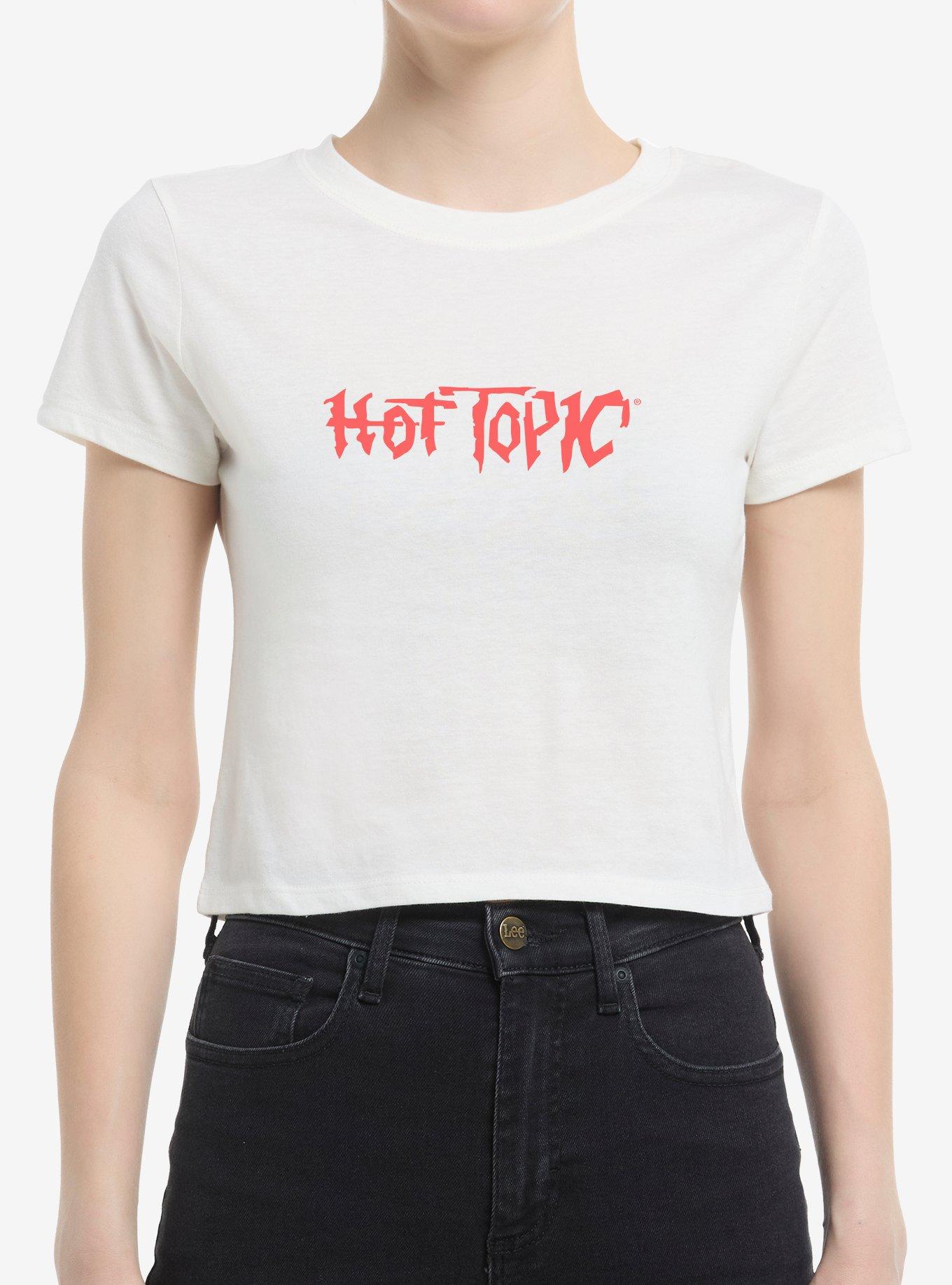 Retro Hot Topic Logo Girls Baby T-Shirt, CLOUD DANCER, hi-res