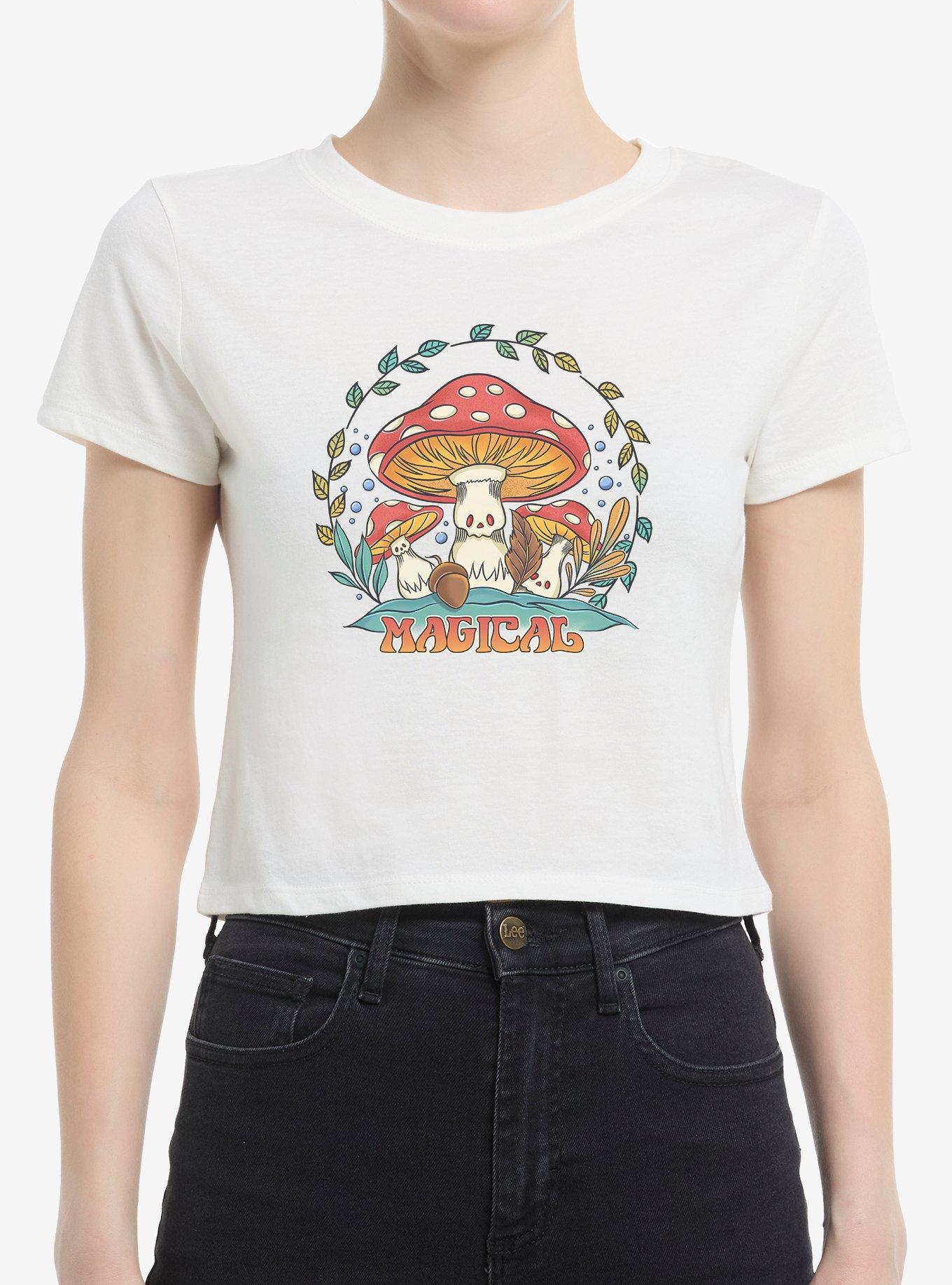 Magical Mushrooms Girls Baby T-Shirt, , hi-res