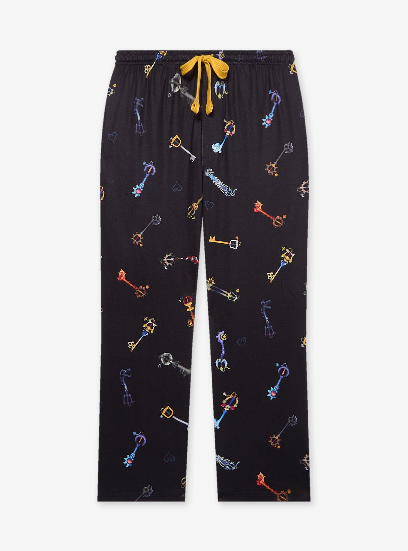 Disney Kingdom Hearts Keyblades Allover Print Plus Sleep Pants - BoxLunch Exclusive