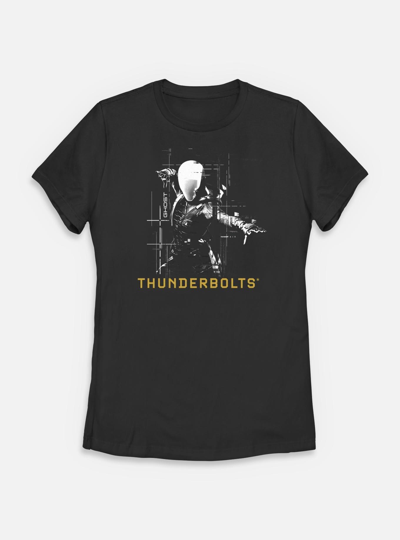 Marvel Thunderbolts* Ghost Silhouette Womens T-Shirt, BLACK, hi-res