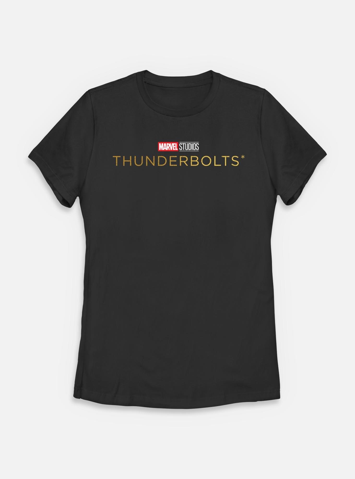 Marvel Thunderbolts* Color Logo Womens T-Shirt, BLACK, hi-res