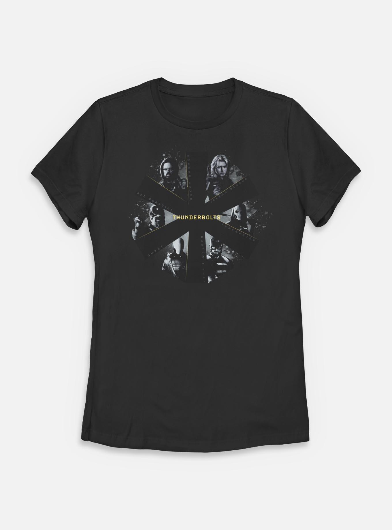 Marvel Thunderbolts* Team Portrait Womens T-Shirt, BLACK, hi-res