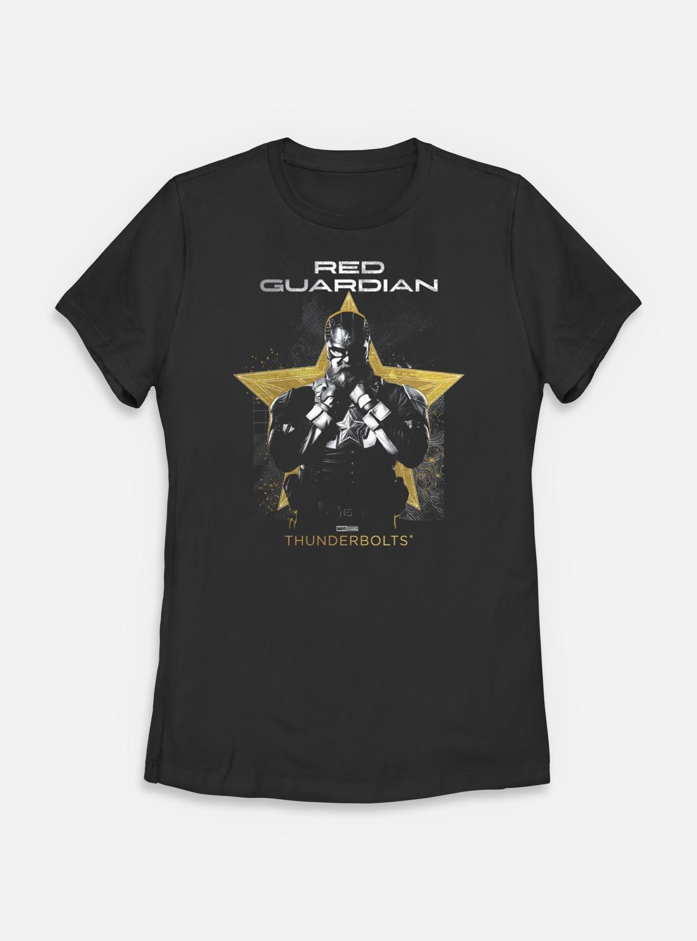 Marvel Thunderbolts* Red Guardian Portrait Womens T-Shirt, BLACK, hi-res