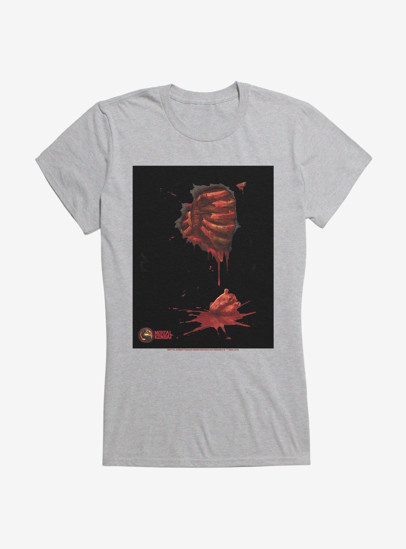 Mortal Kombat 9 Bleeding Ribcage Girls T-Shirt