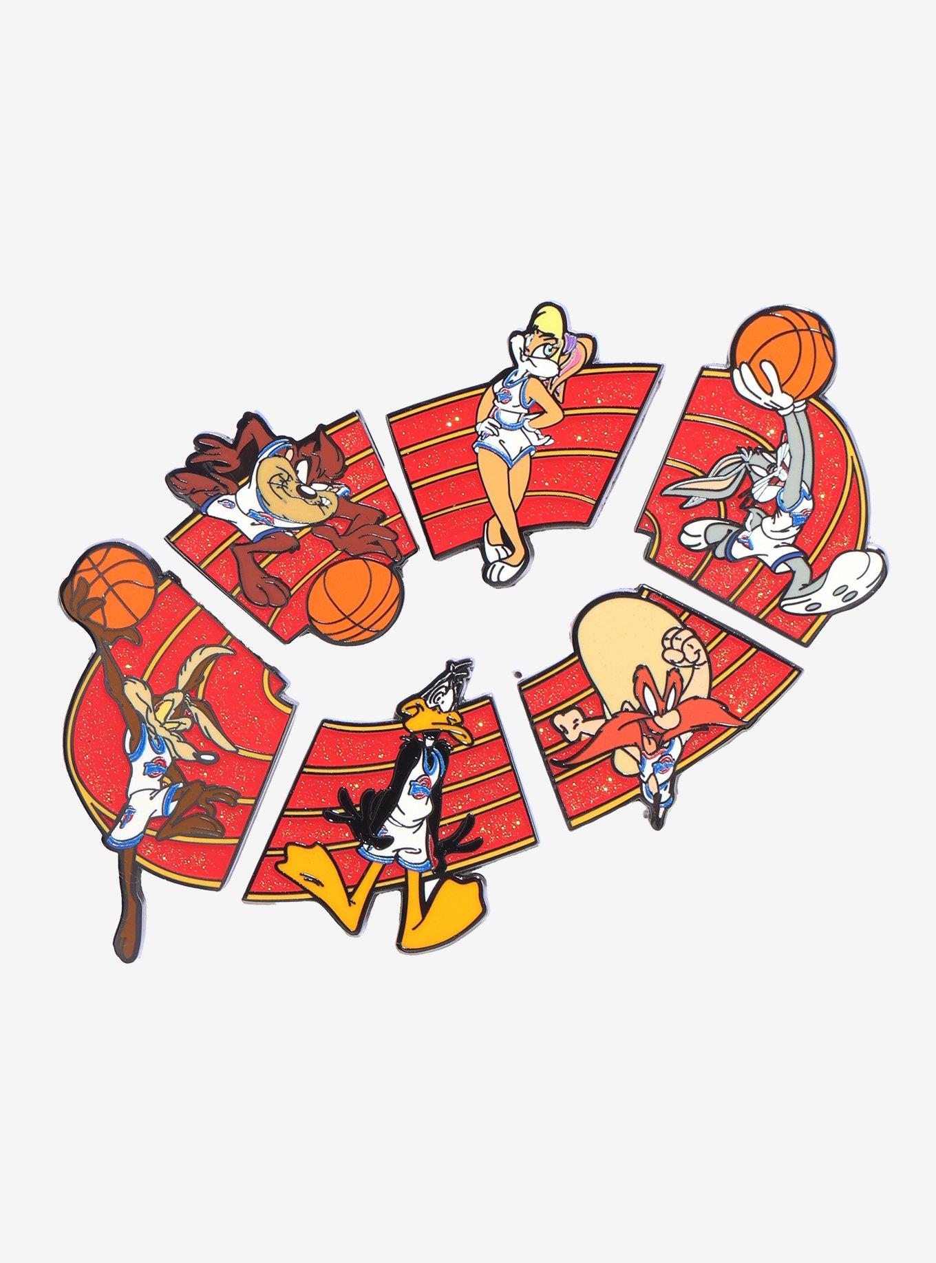 Space Jam Character Ring Blind Box Enamel Pin Hot Topic Exclusive, , hi-res