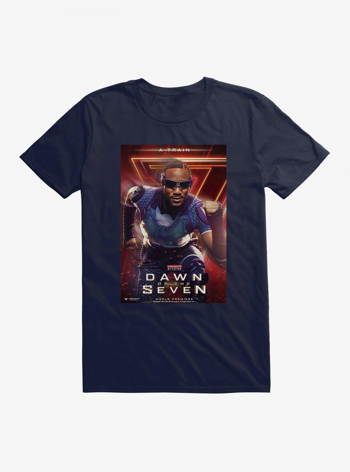 The Boys Dawn Of The Seven A-Train Movie Poster T-Shirt, , hi-res