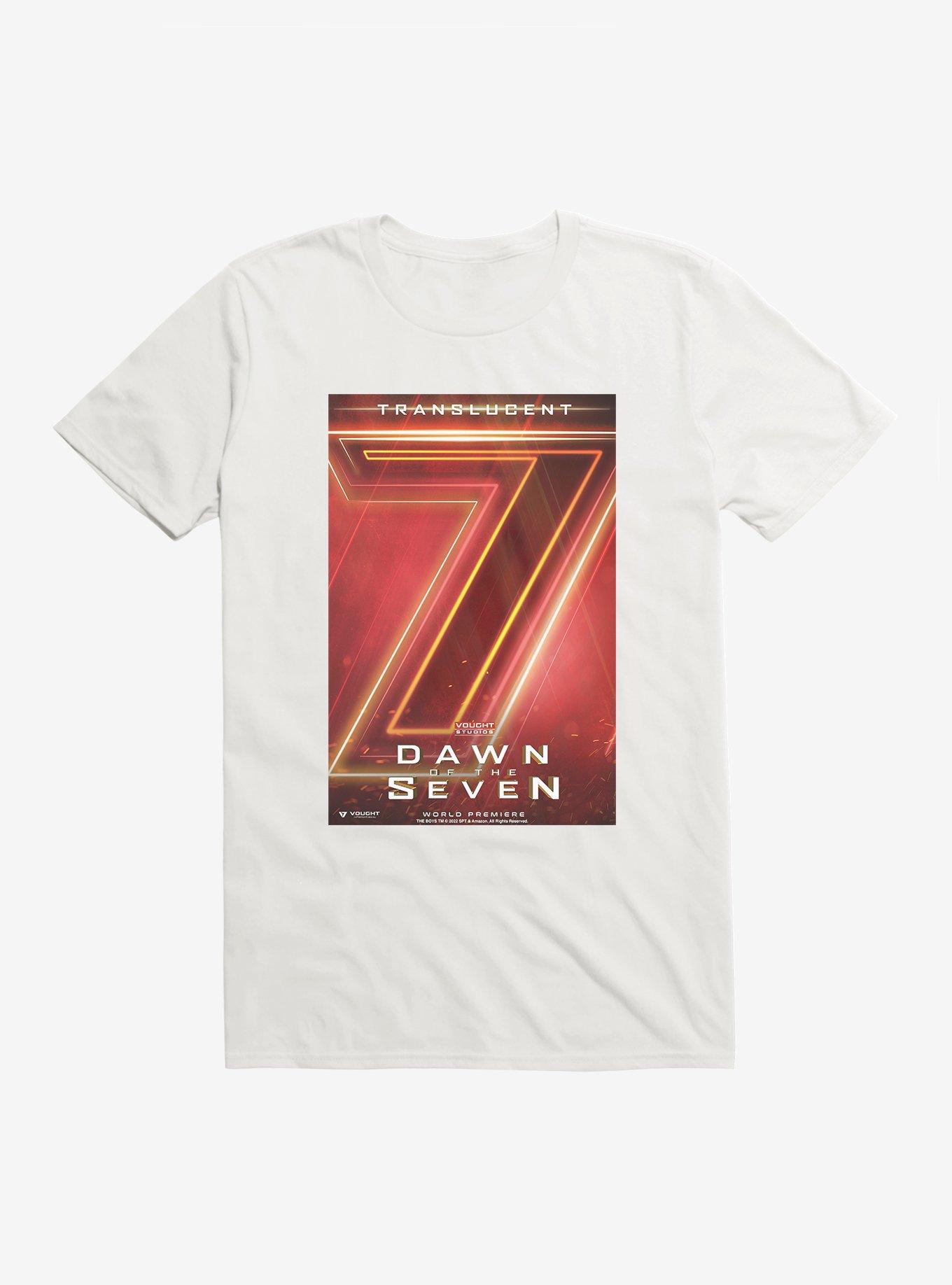The Boys Dawn Of The Seven Translucent Movie Poster T-Shirt, WHITE, hi-res