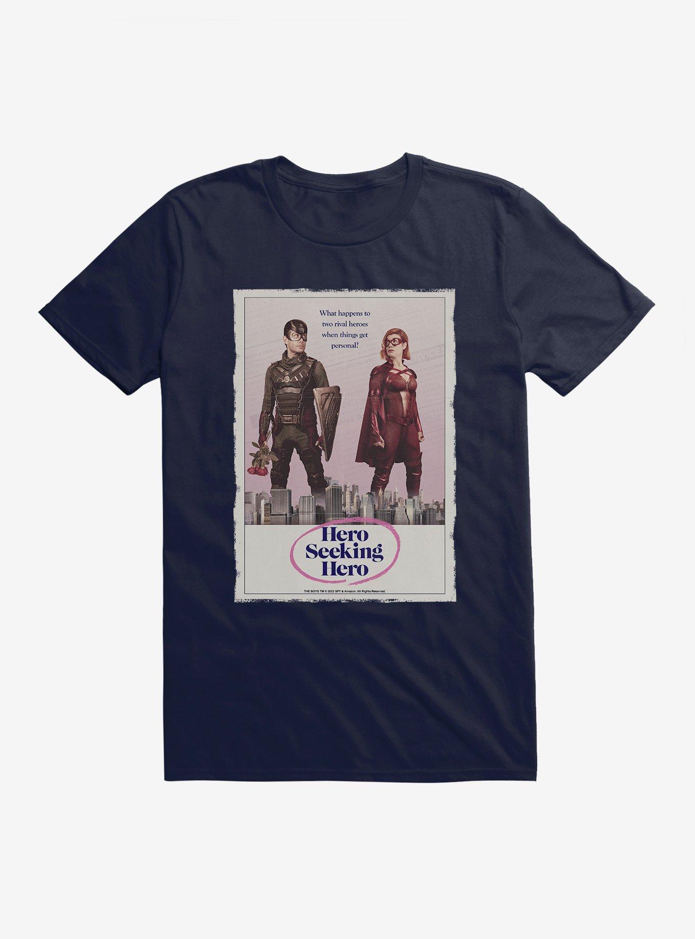 The Boys Hero Seeking Hero Movie Poster T-Shirt, , hi-res