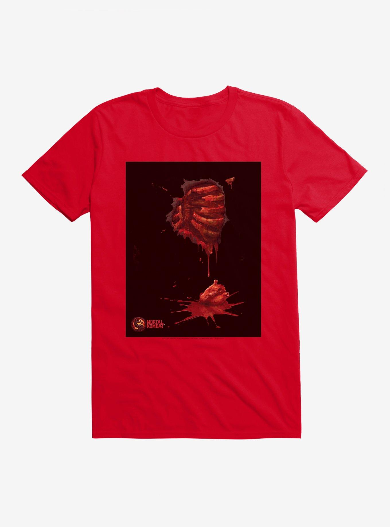 Mortal Kombat 9 Bleeding Ribcage T-Shirt, , hi-res