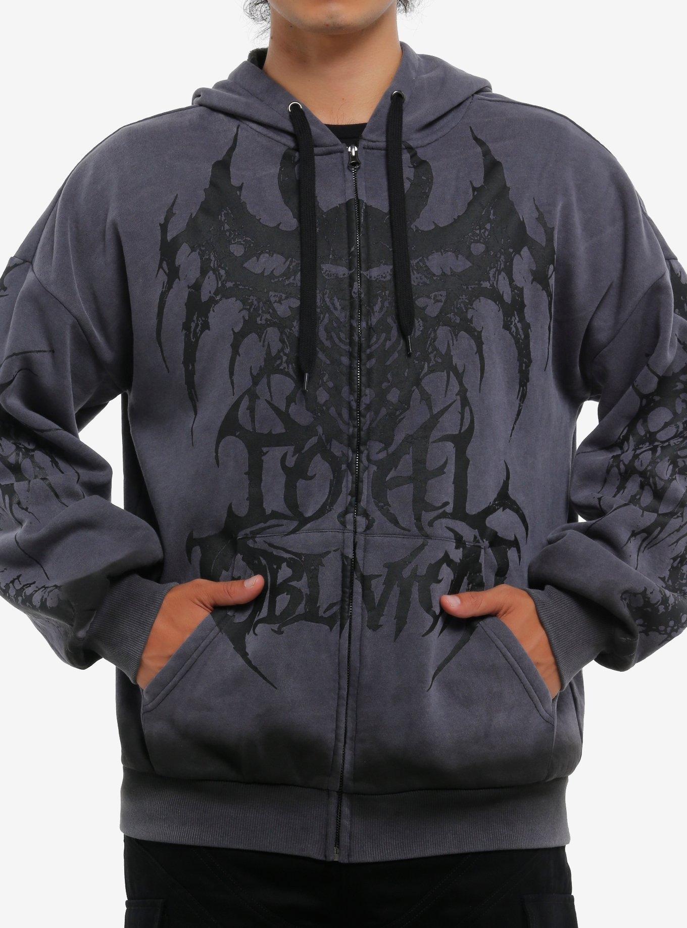 Total Oblivion Demon Skull Hoodie, , hi-res