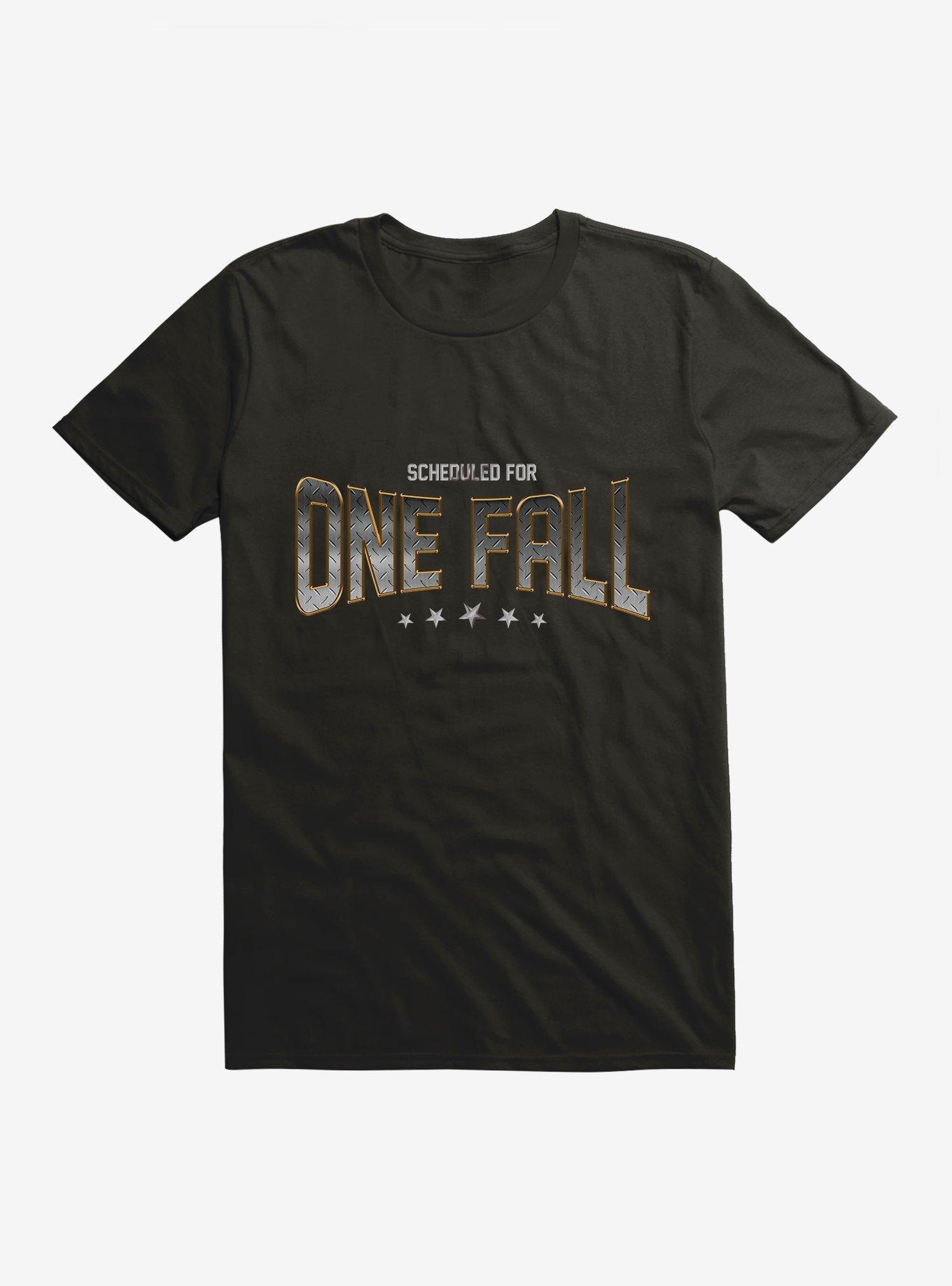 Scheduled For One Fall T-Shirt, BLACK, hi-res