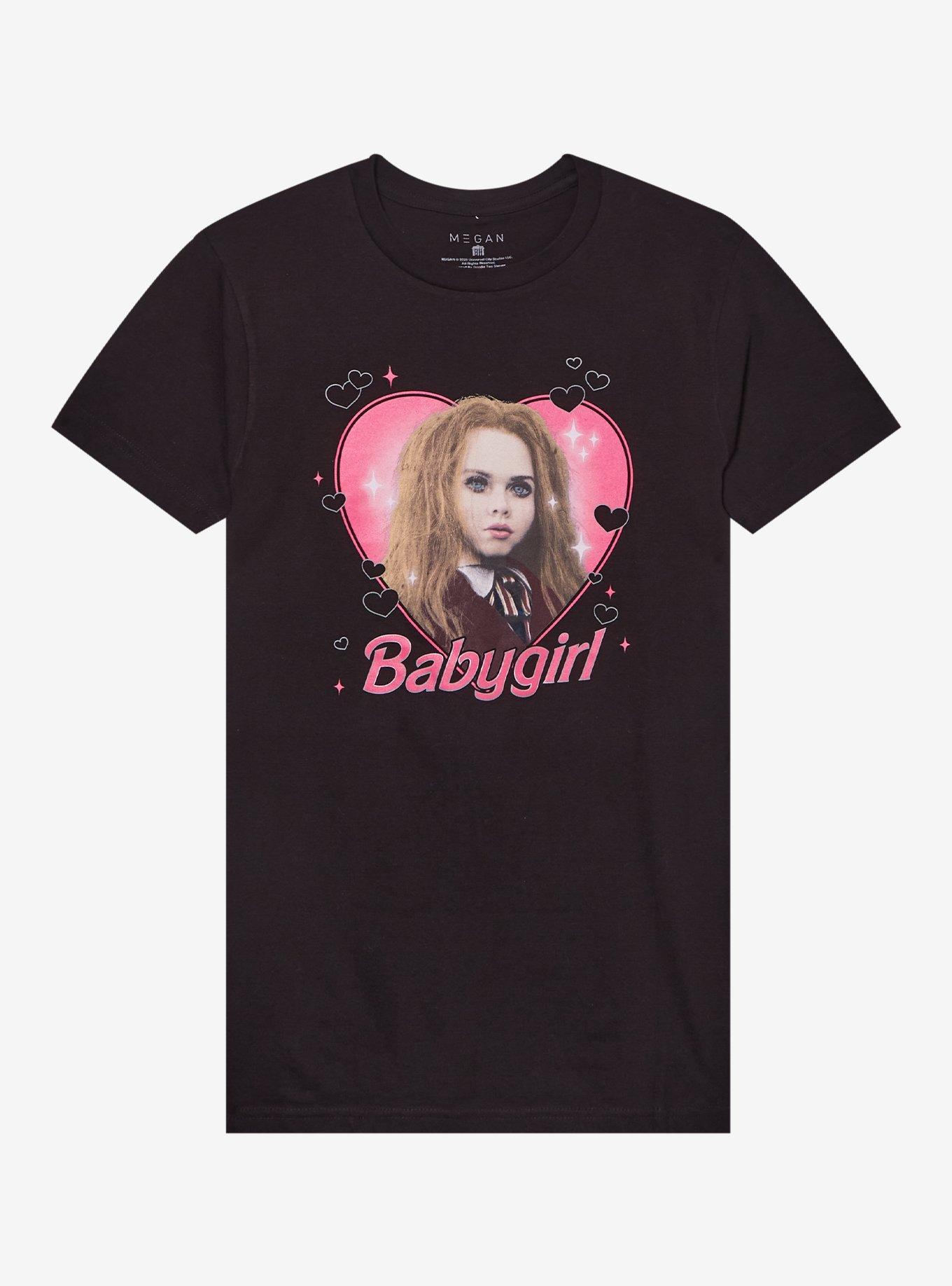 M3GAN Babygirl Heart Portrait Girls T-Shirt, , hi-res