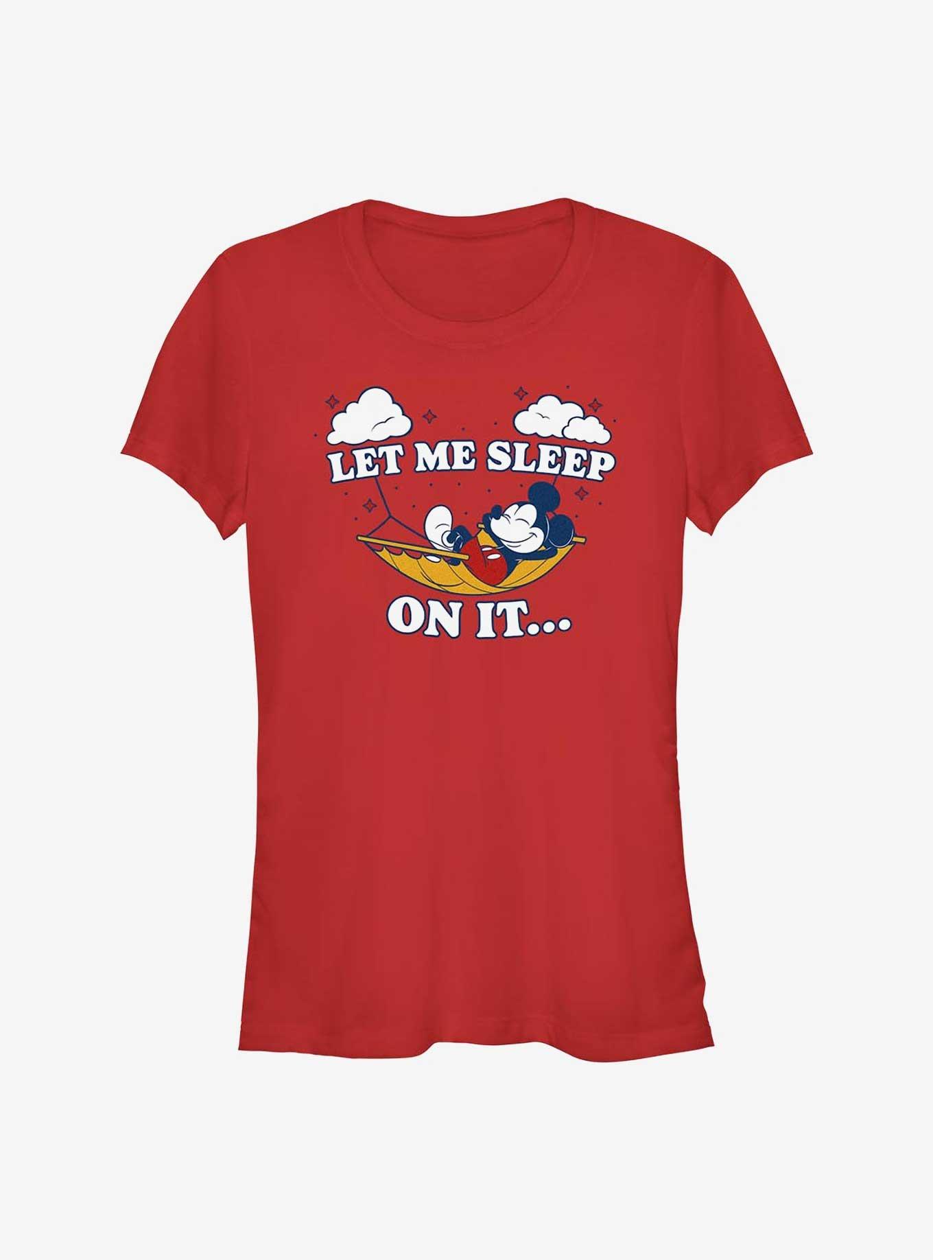 Disney Mickey Mouse Let Me Sleep On It Girls T-Shirt