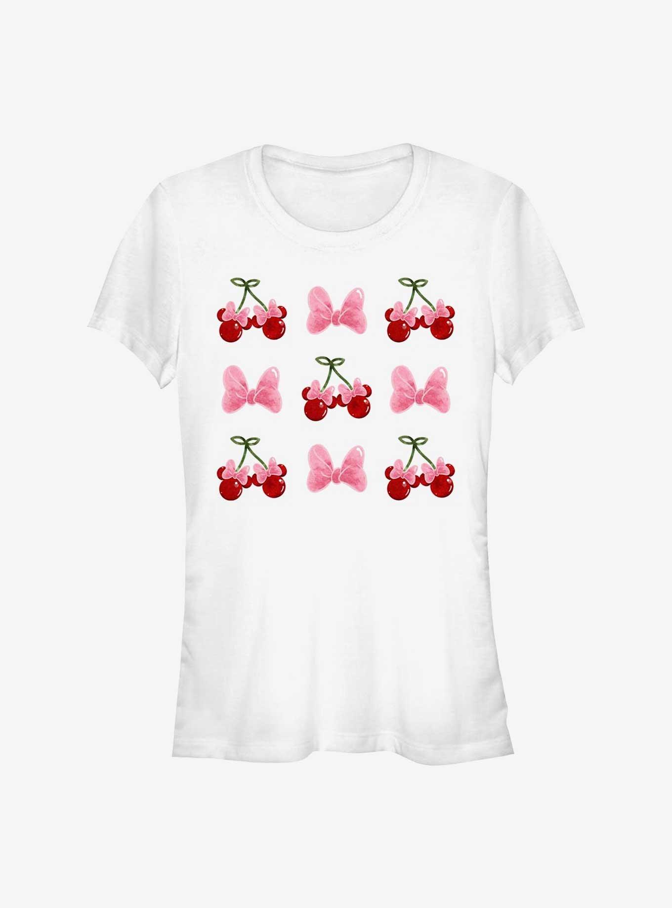 Disney Minnie Mouse Minnie Cherries And Bows Girls T-Shirt, , hi-res
