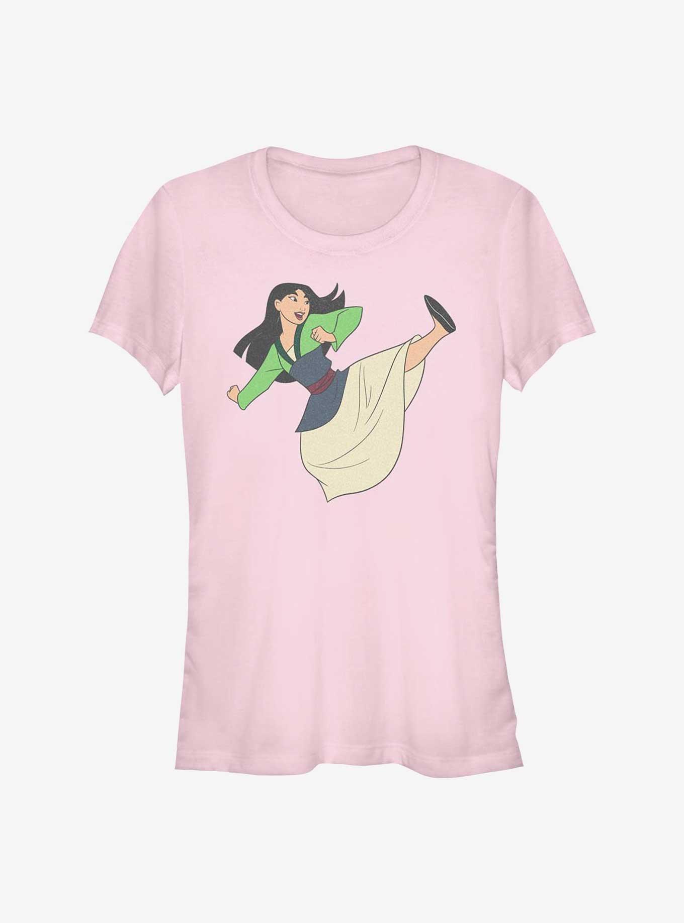 Disney Princesses Mulan Pose Girls T-Shirt, , hi-res
