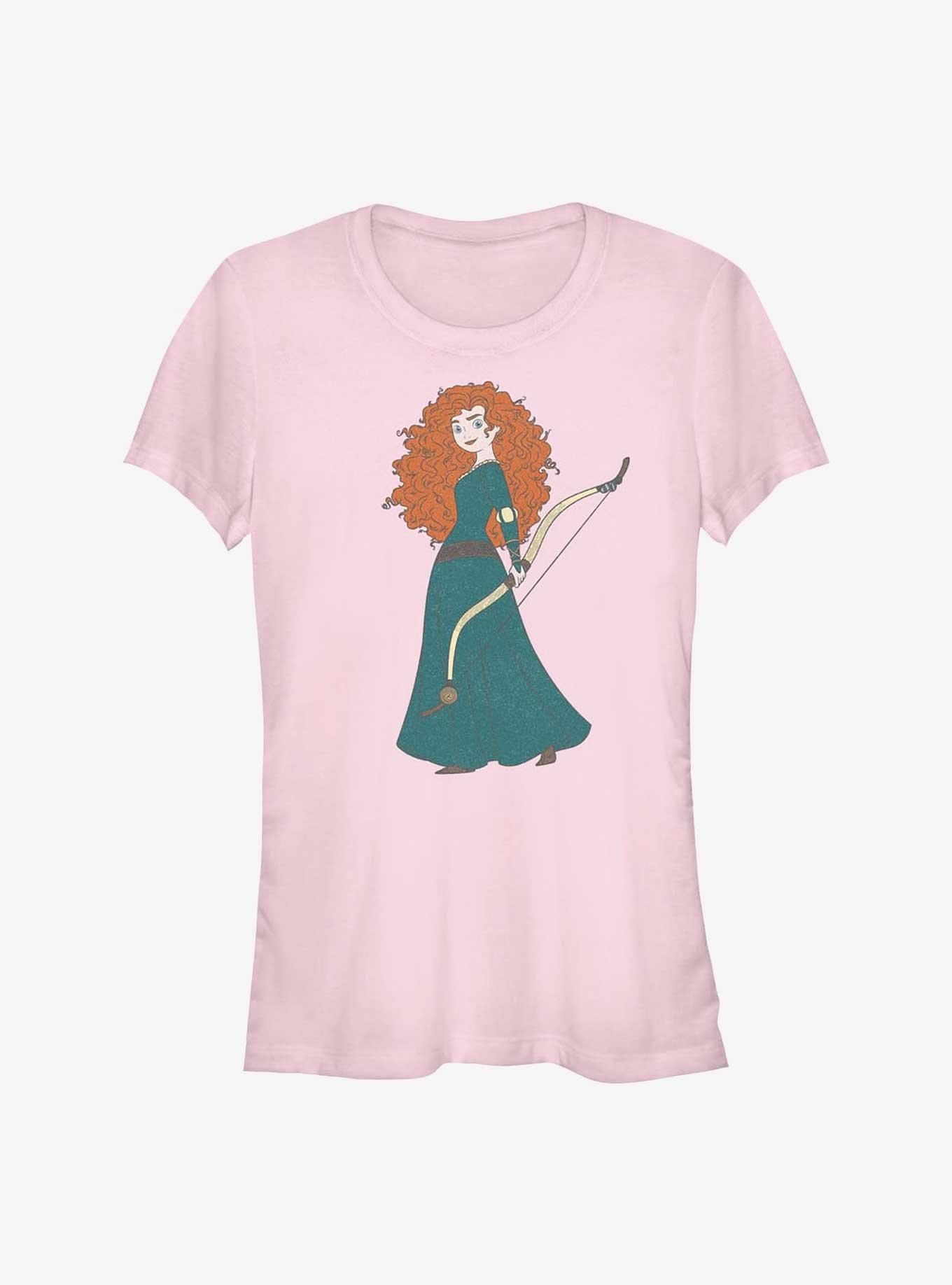 Disney Princesses Merida Pose Girls T-Shirt, LIGHT PINK, hi-res