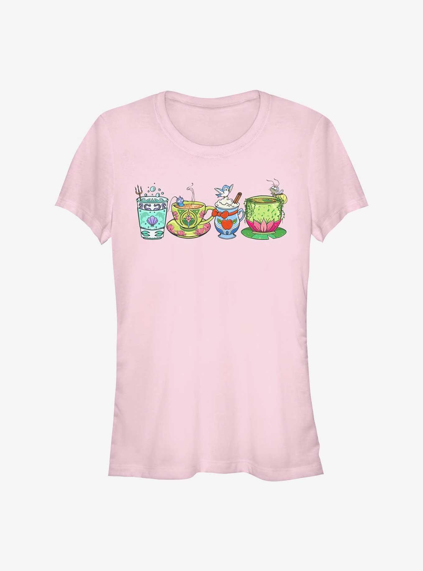 Disney Princesses Mug Line Girls T-Shirt, LIGHT PINK, hi-res