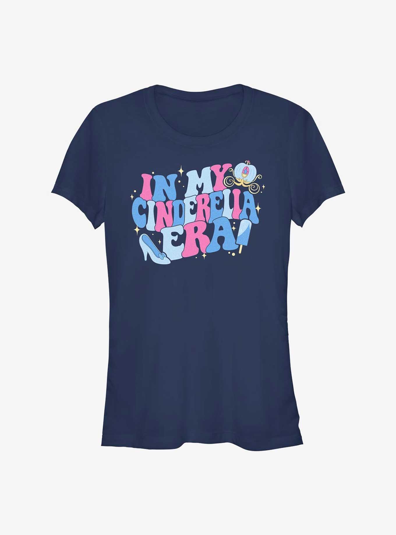 Disney Princesses In My Cinderella Era Girls T-Shirt, NAVY, hi-res