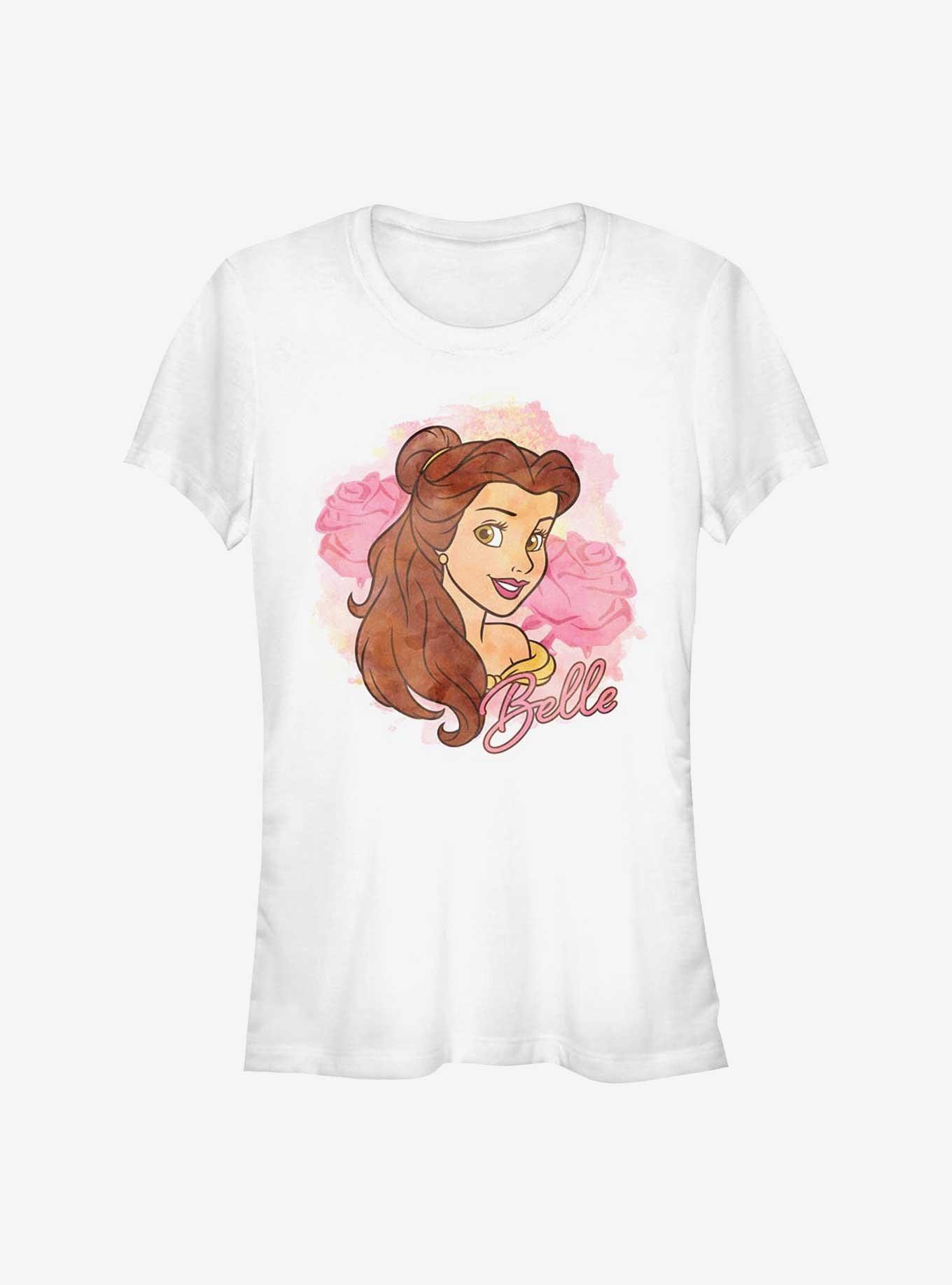 Disney Princesses Watercolor Belle Girls T-Shirt, , hi-res