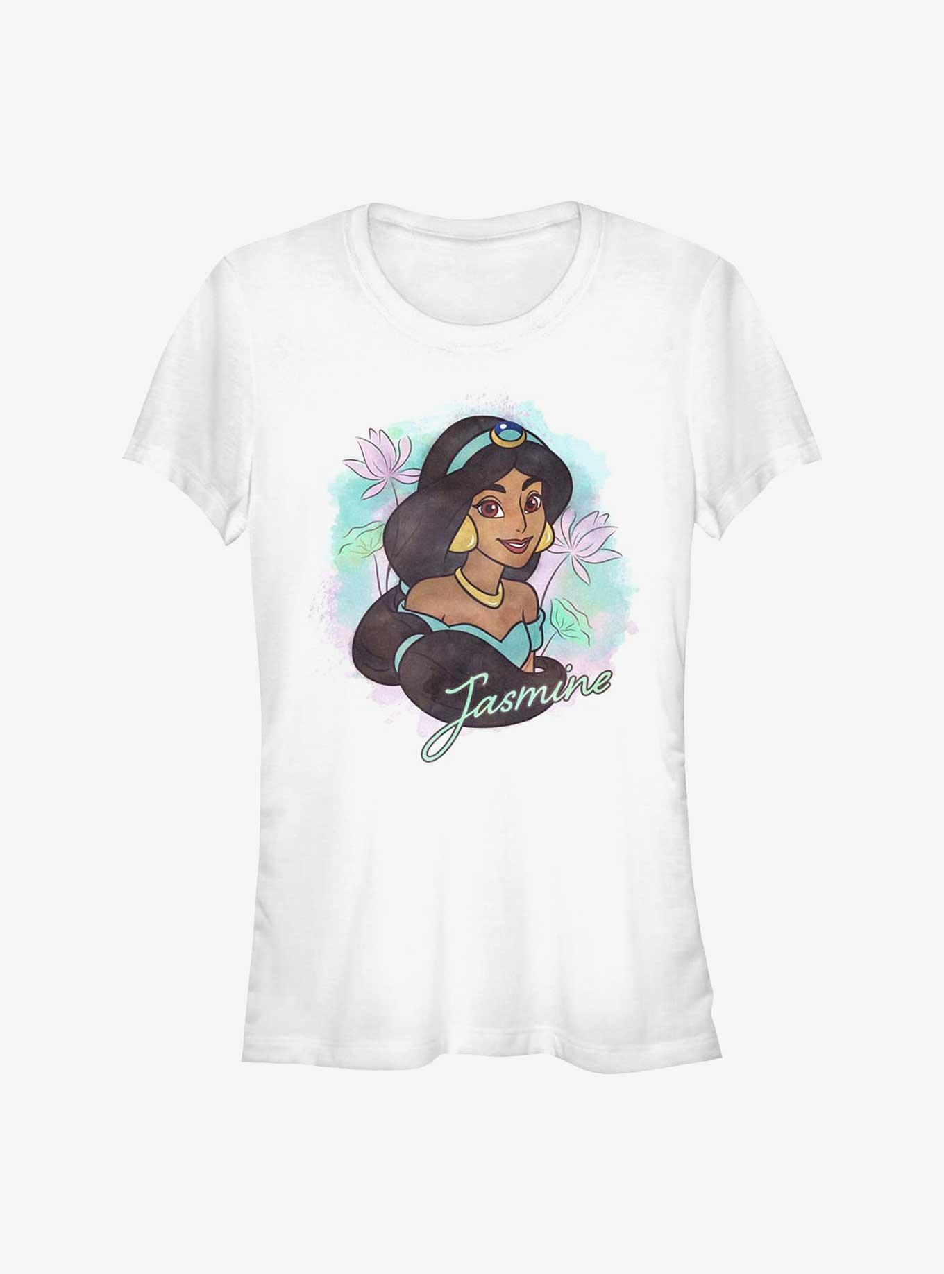 Disney Princesses Watercolor Jasmine Girls T-Shirt, , hi-res