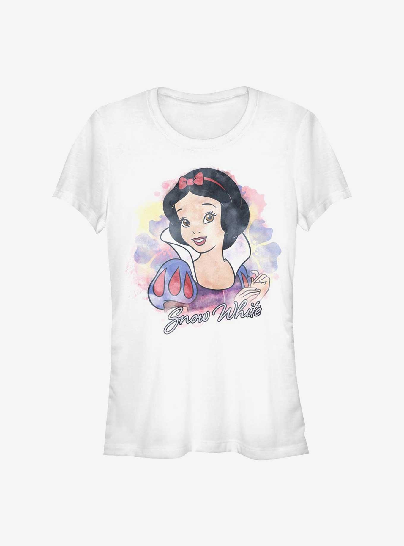 Disney Princesses Watercolor Snow White Girls T-Shirt, , hi-res