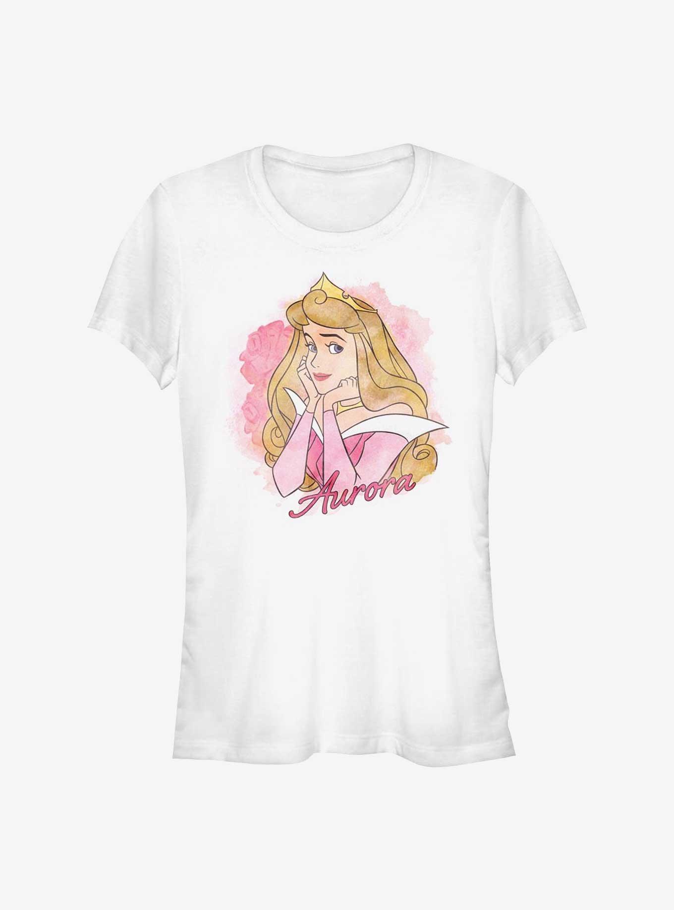 Disney Princesses Watercolor Aurora Girls T-Shirt, , hi-res