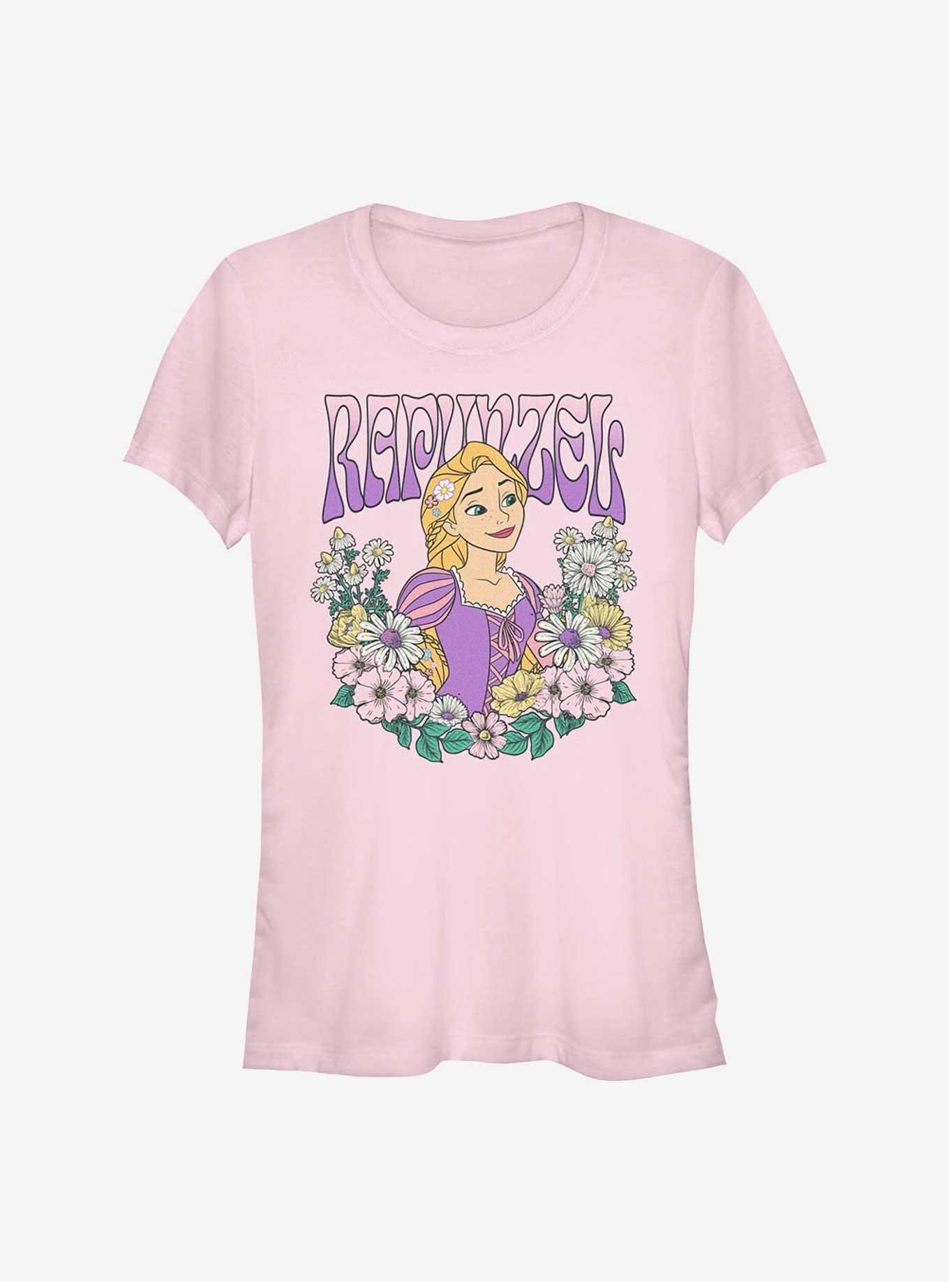 Disney Princesses Rapunzel Floral Wreath Girls T-Shirt