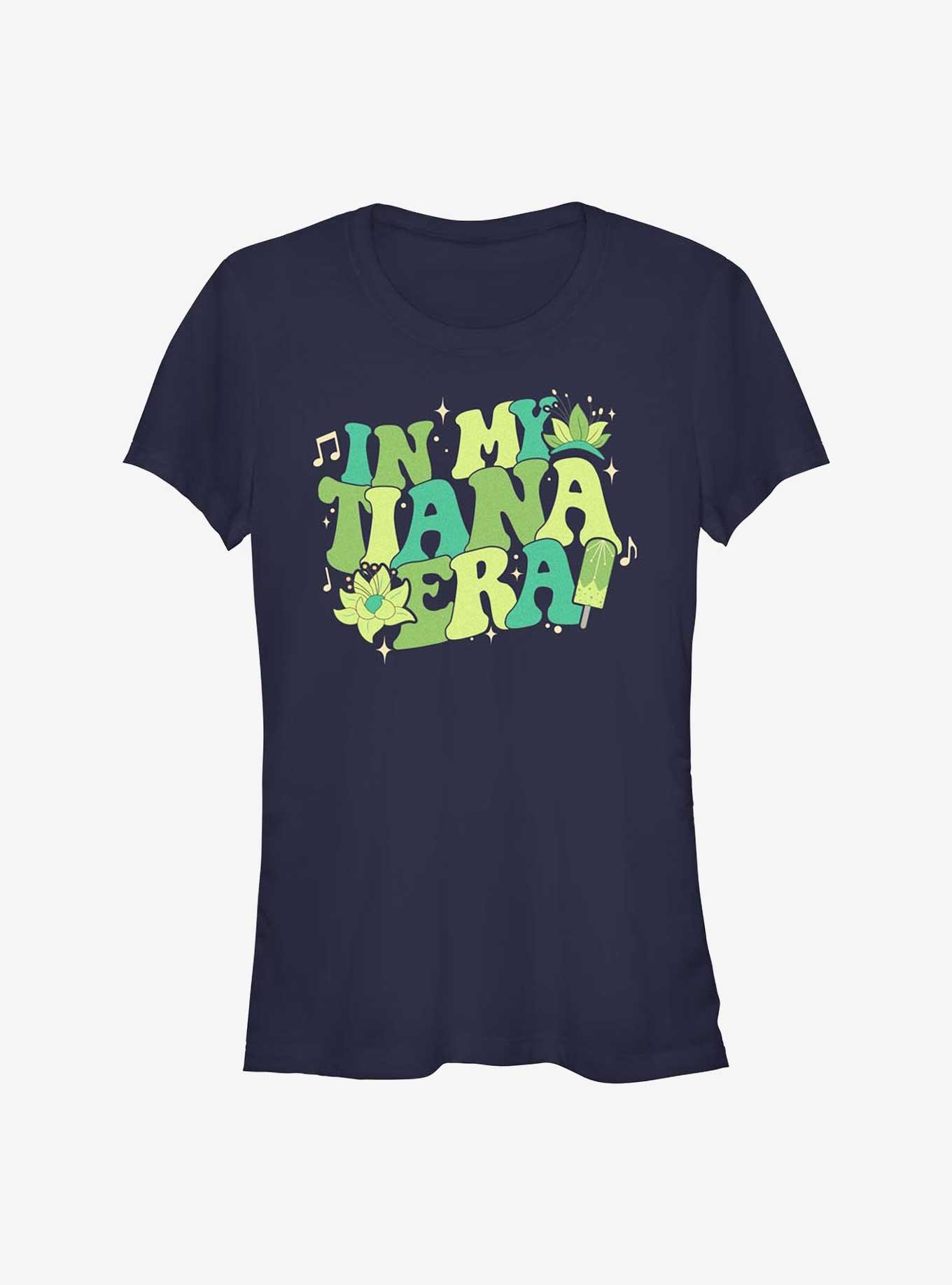 Disney Princesses In My Tiana Era Girls T-Shirt, NAVY, hi-res