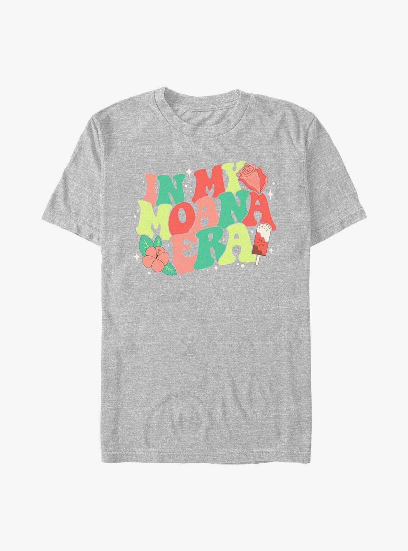 Disney Princesses In My Moana Era T-Shirt, ATH HTR, hi-res