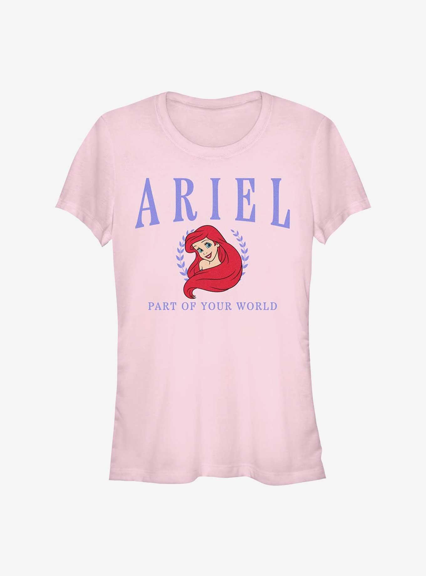 Disney Princesses Ariel Collegiate Girls T-Shirt, , hi-res