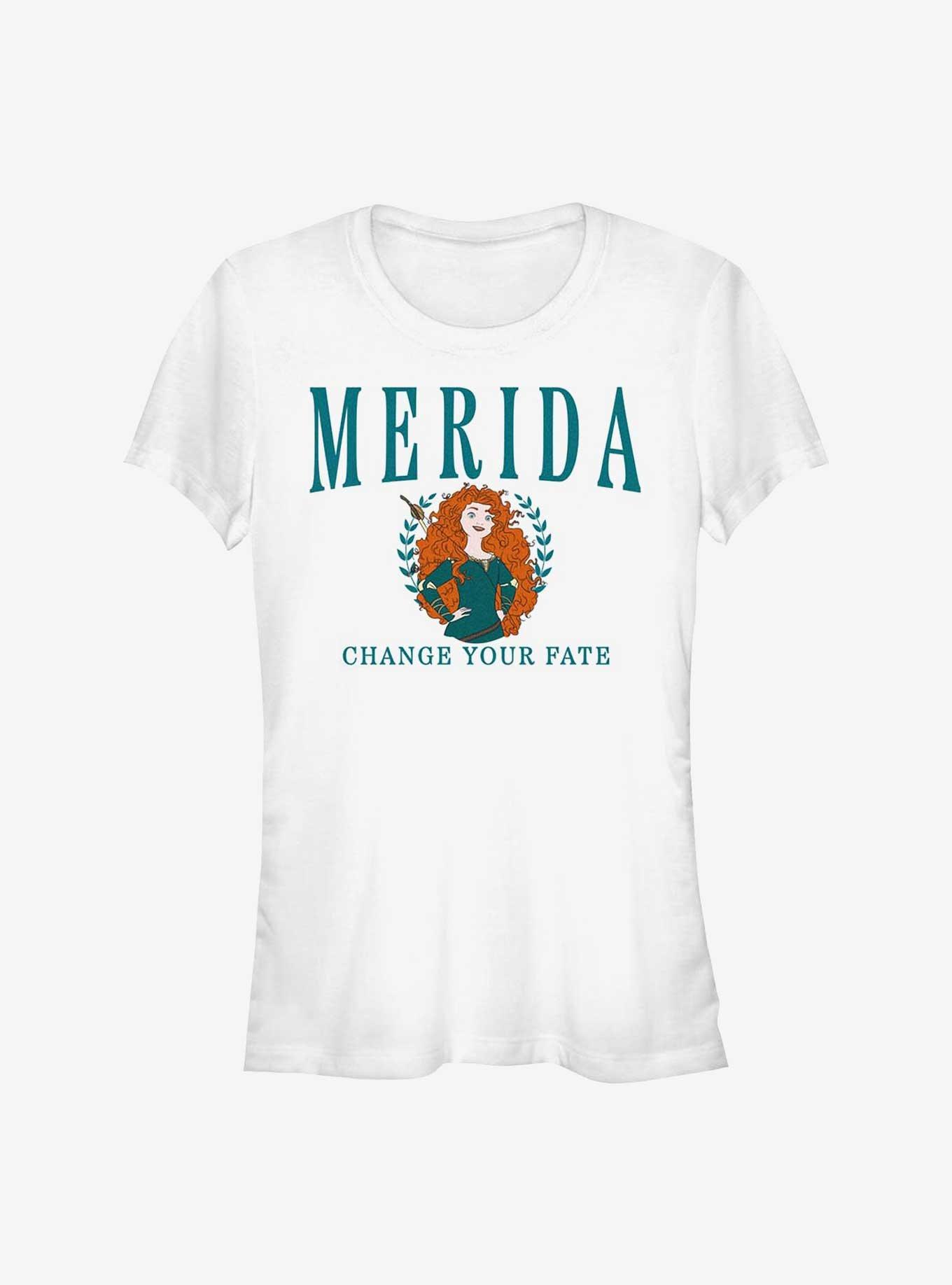 Disney Princesses Merida Collegiate Girls T-Shirt, WHITE, hi-res